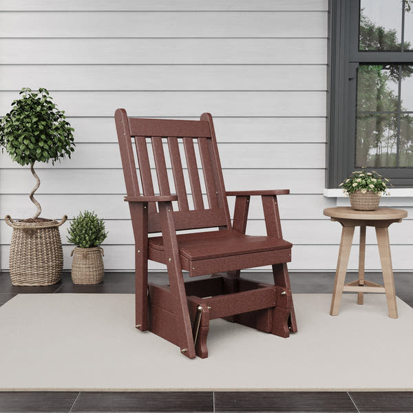 Keystone Amish Co. Franklin Recycled Plastic Glider Chair