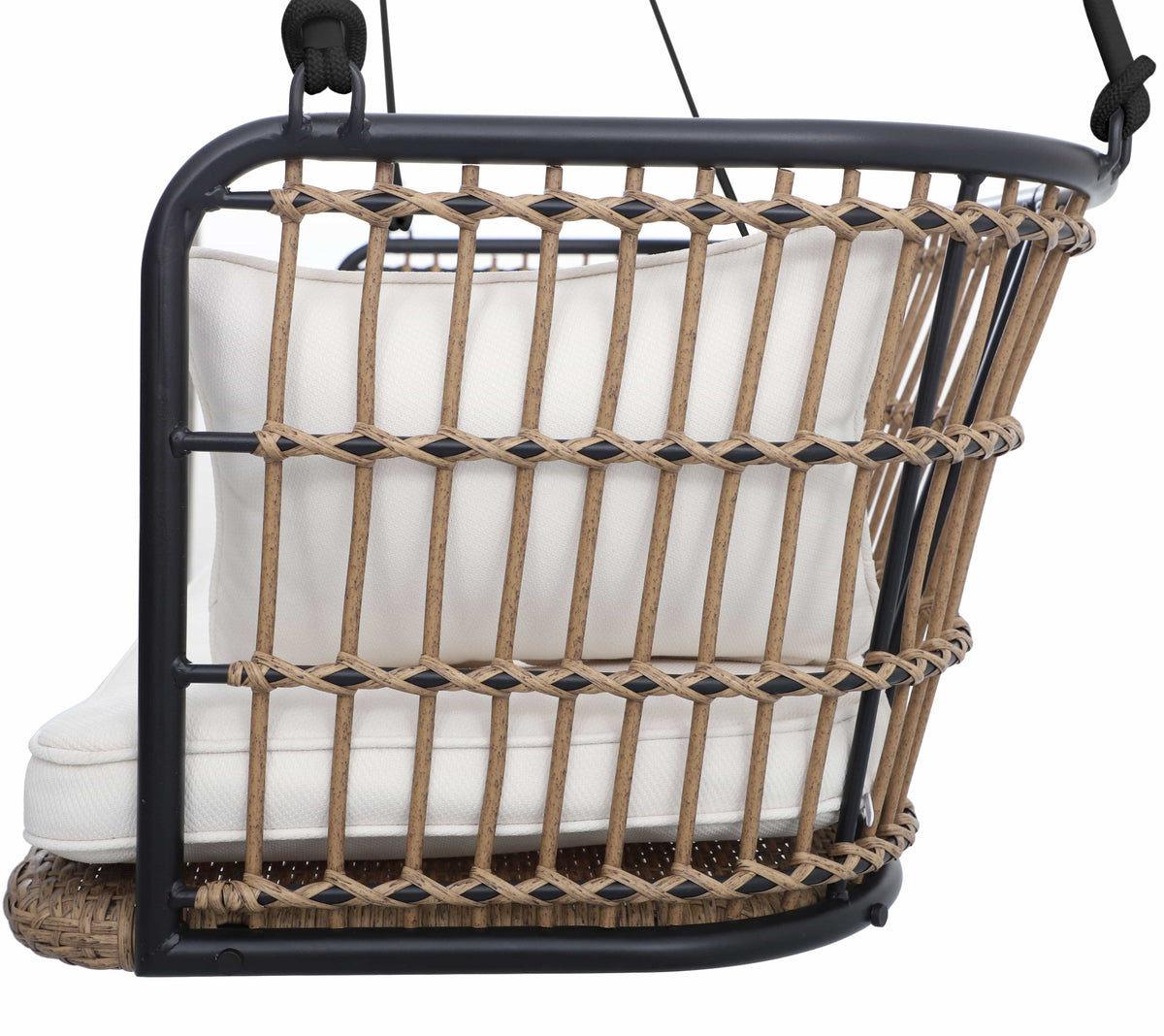 East Green Remy Porch Swing with Cushion