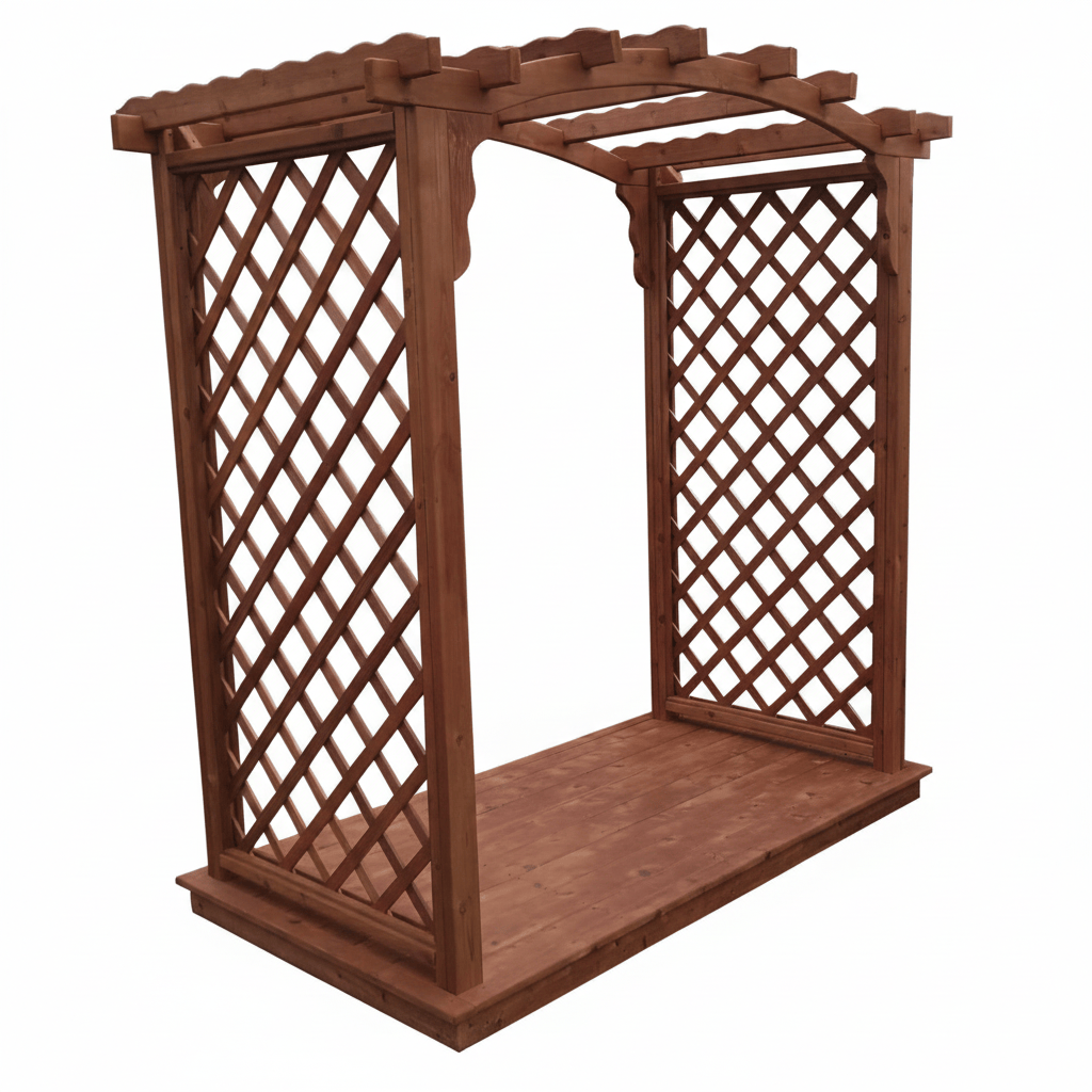 Heritage Lawncraft Newberry Cedar Garden Arbor