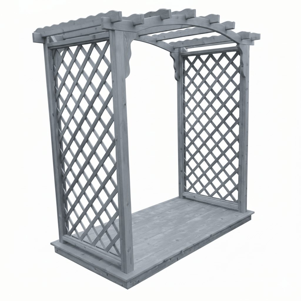 Heritage Lawncraft Newberry Cedar Garden Arbor