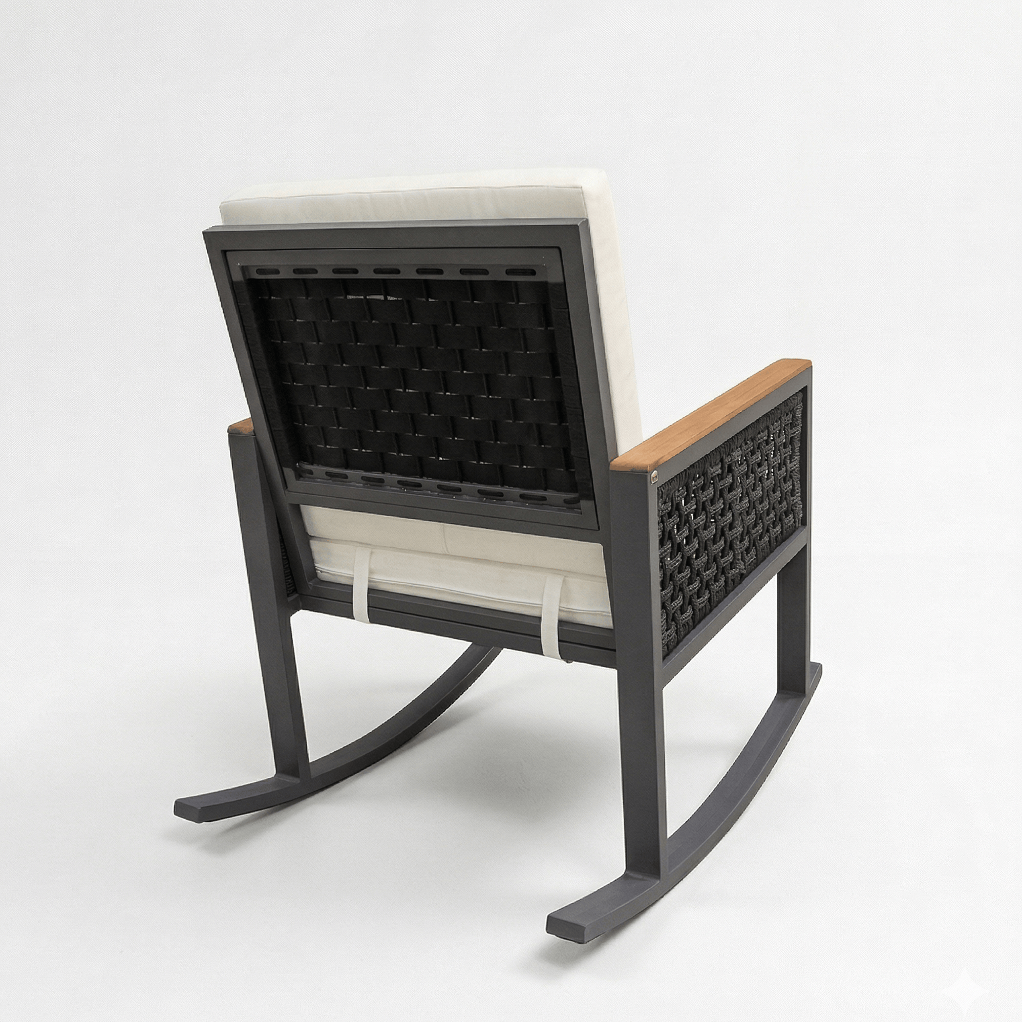 East Green Linden Rocking Chair Conversation Set