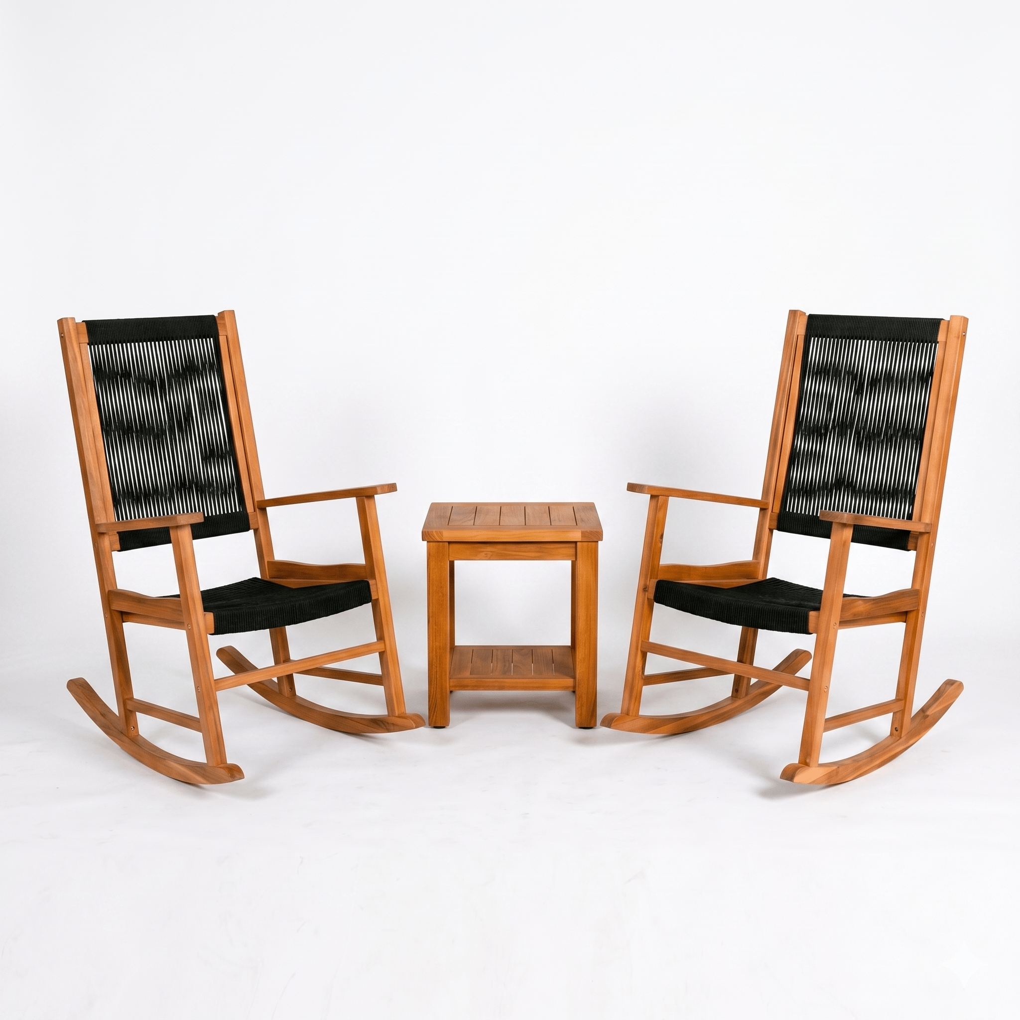 East Green Hudson Rocking Chair Conversation Set