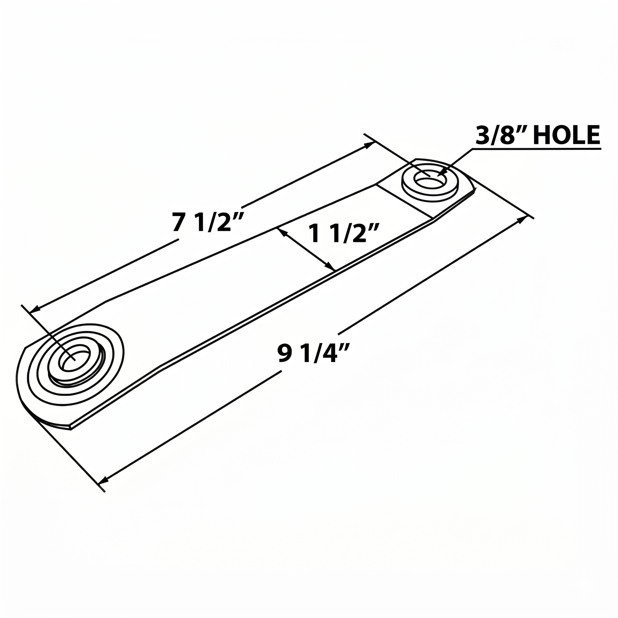 Barn-Shed-Play S/4 Stainless Steel Glider Bearing Arm Brackets