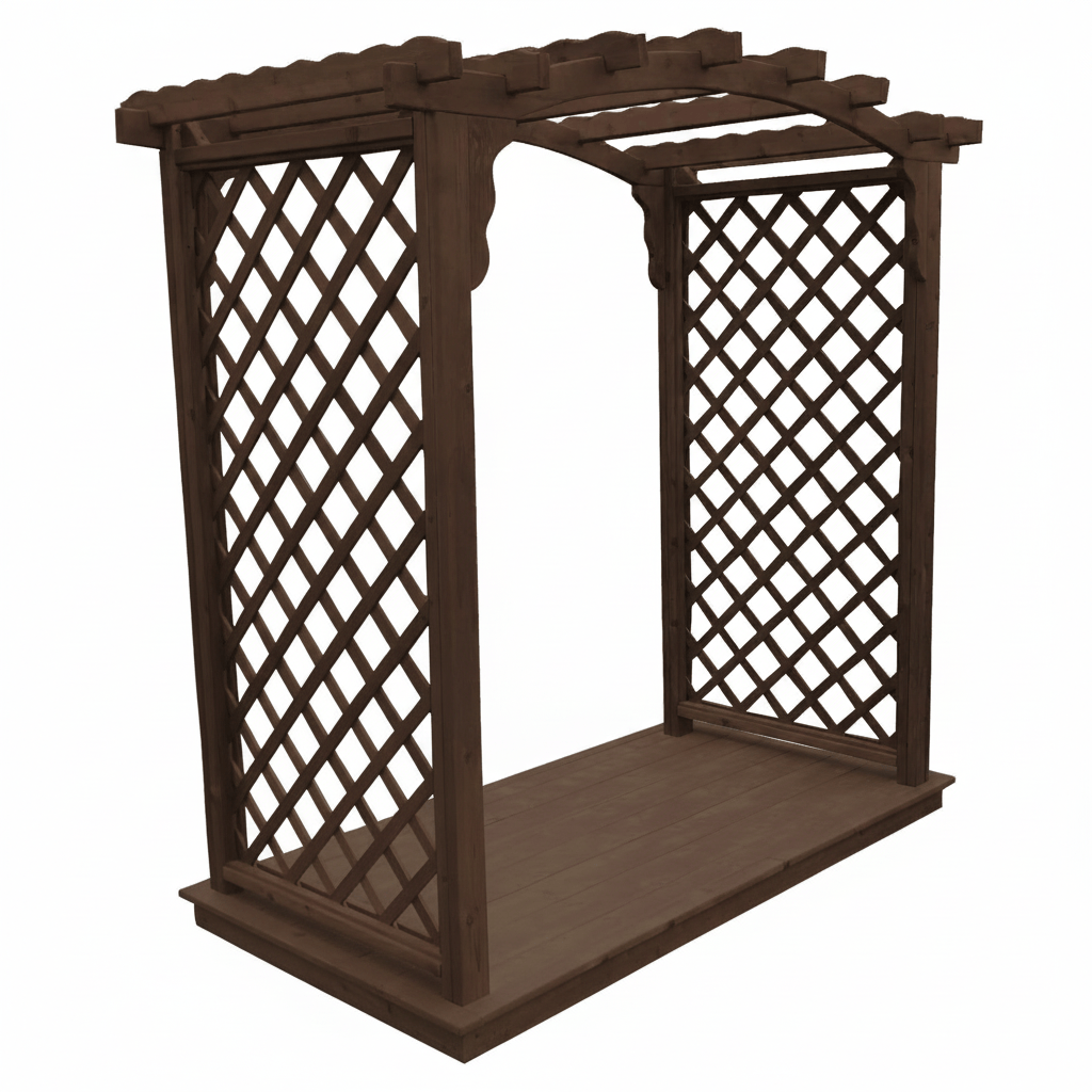 Heritage Lawncraft Newberry Cedar Garden Arbor