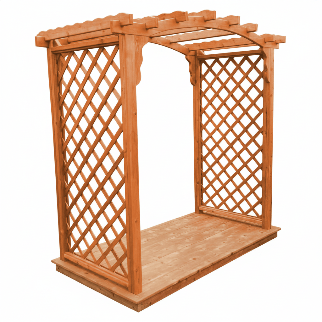 Heritage Lawncraft Newberry Cedar Garden Arbor