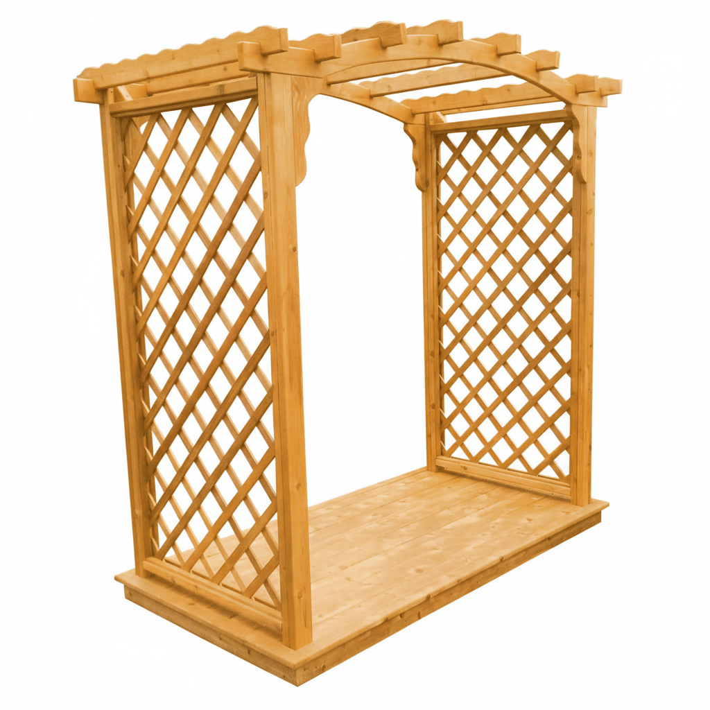 Heritage Lawncraft Newberry Cedar Garden Arbor