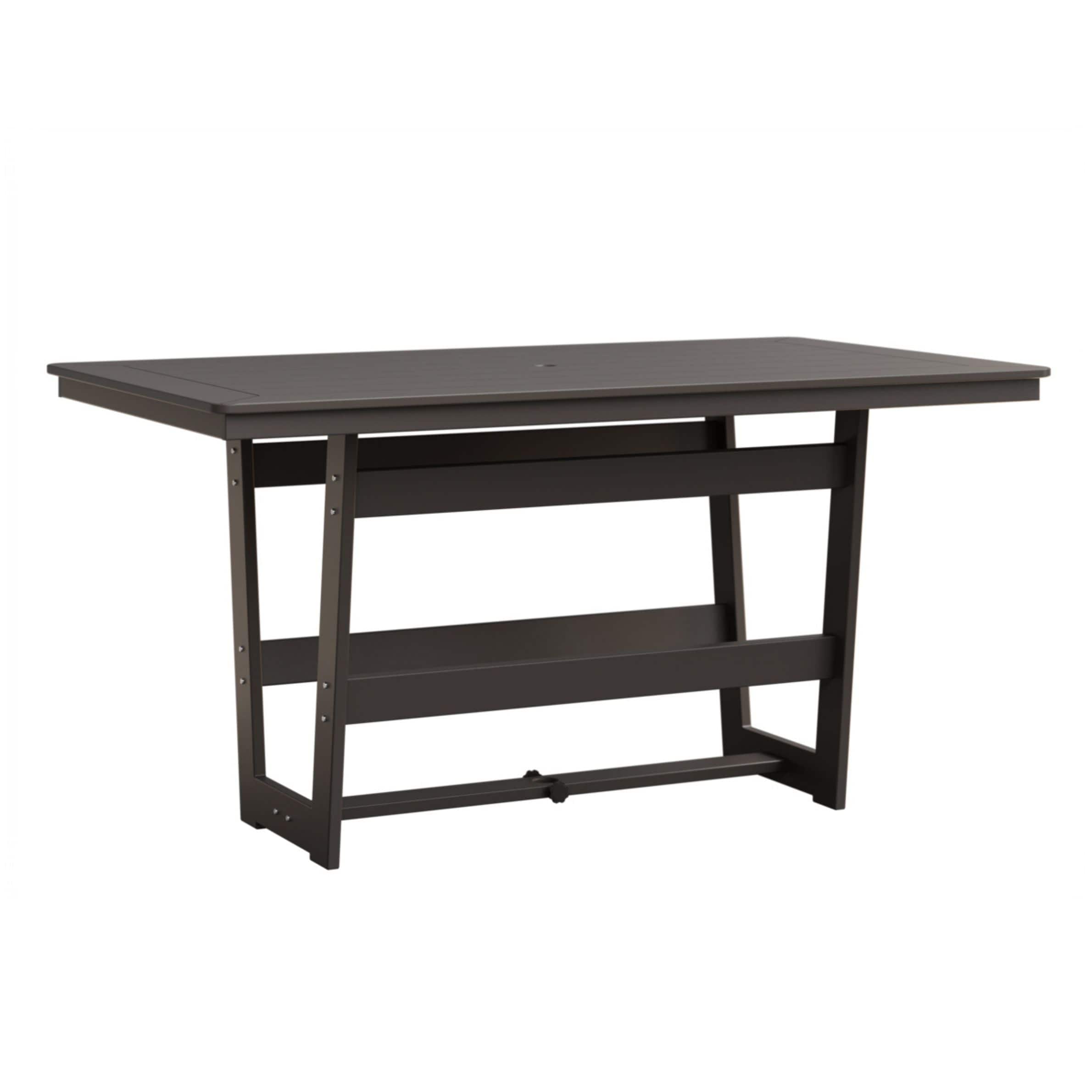 Berlin Gardens Hudson 70" Outdoor Poly Lumber Rectangular Counter Height Table