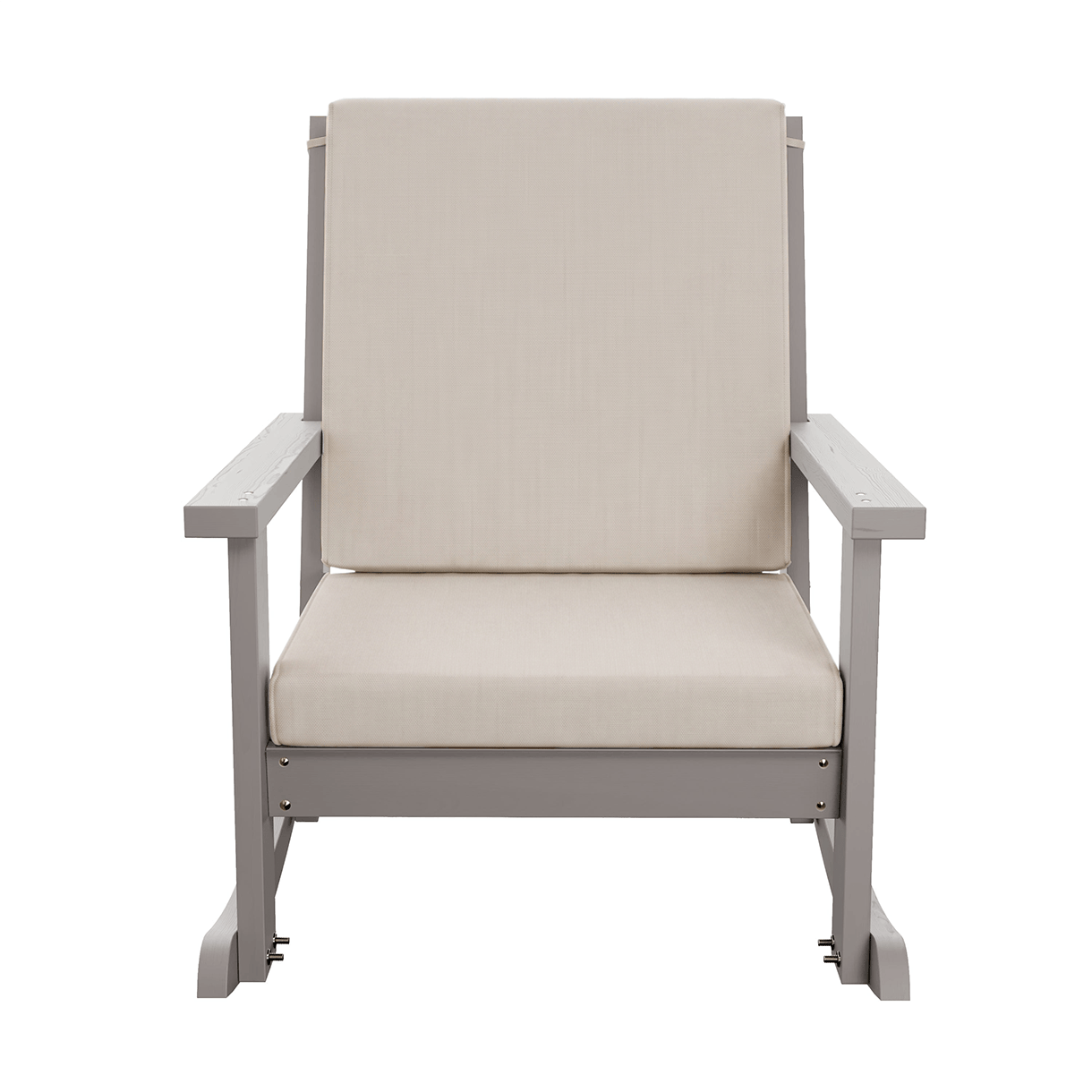 Amish Casual Deep Seated Outdoor Rocking Chair with Cushion