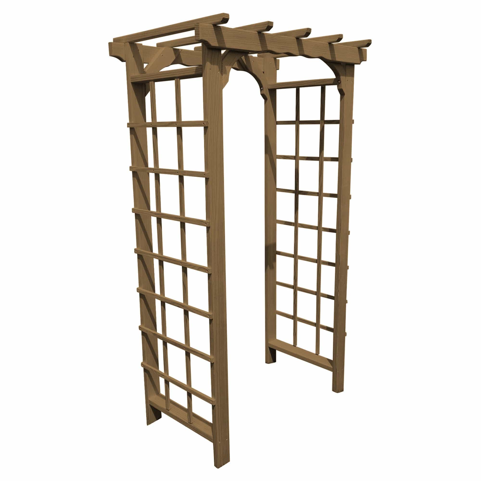 Heritage Lawncraft Dover Pressure Treated Wood Garden Arbor