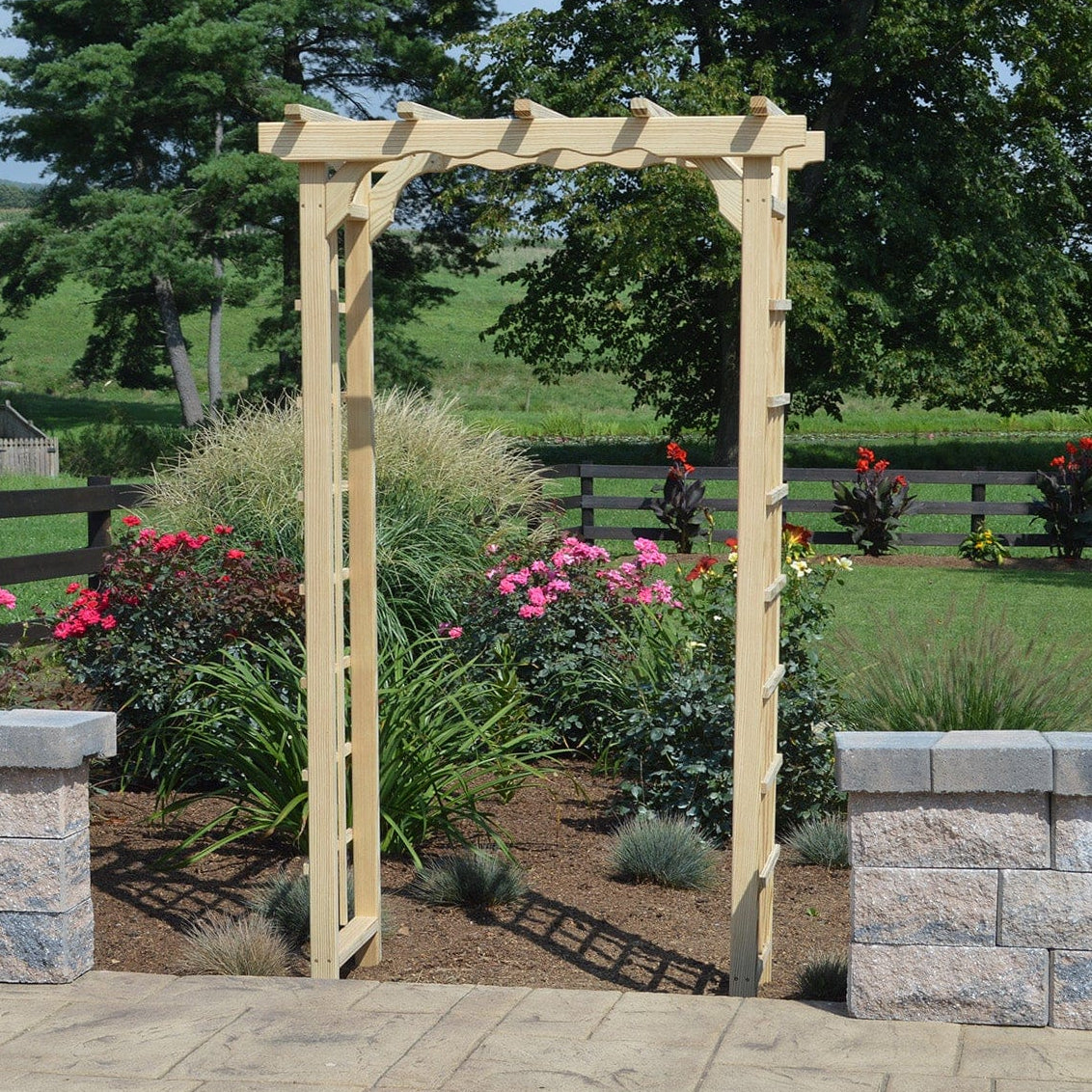 Heritage Lawncraft Dover Pressure Treated Wood Garden Arbor