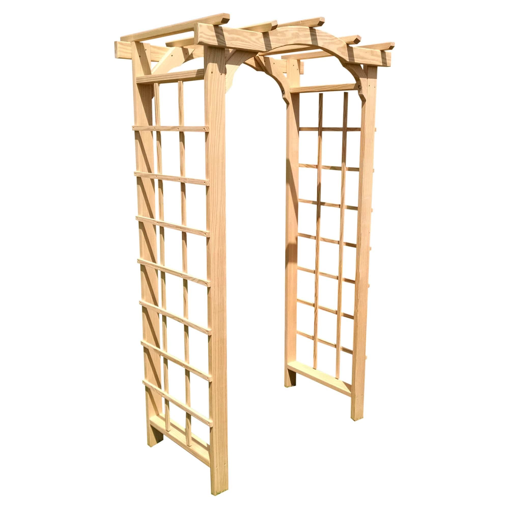 Heritage Lawncraft Newport Pressure Treated Wooden Garden Arbor