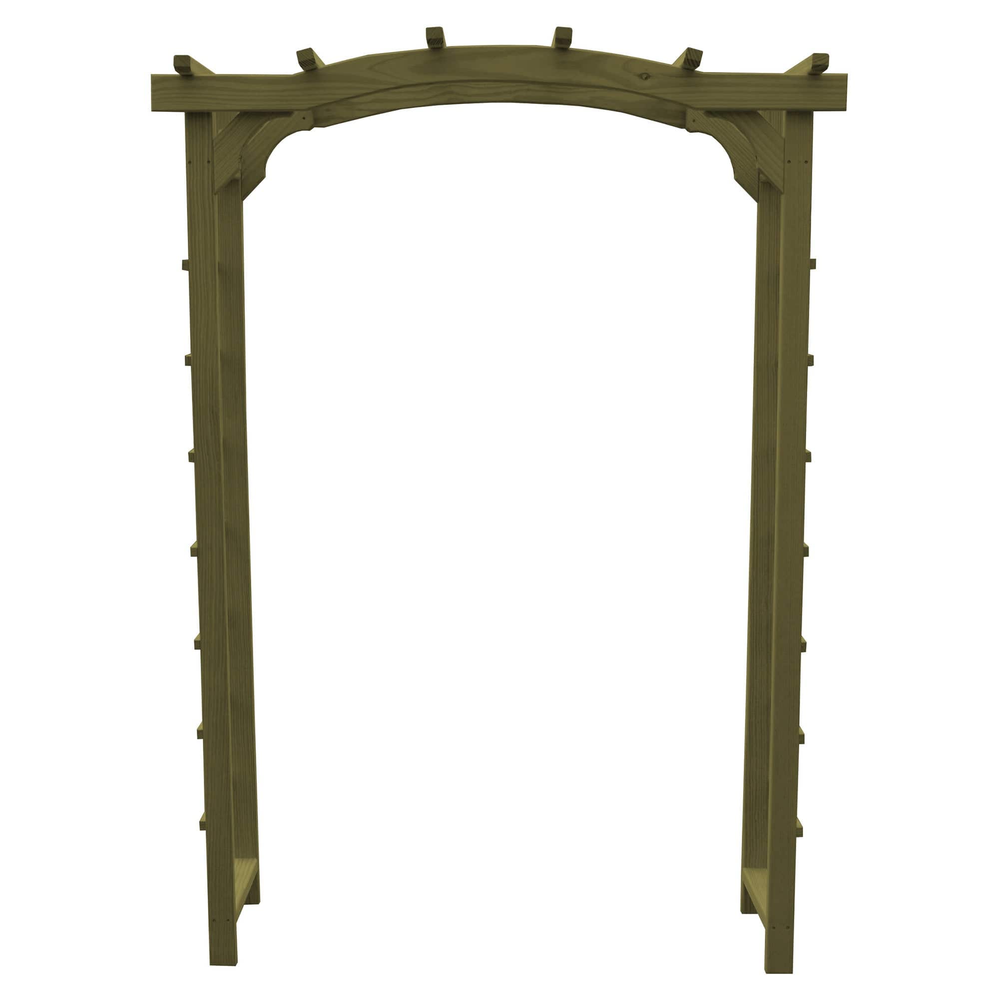 Heritage Lawncraft Newport Pressure Treated Wooden Garden Arbor