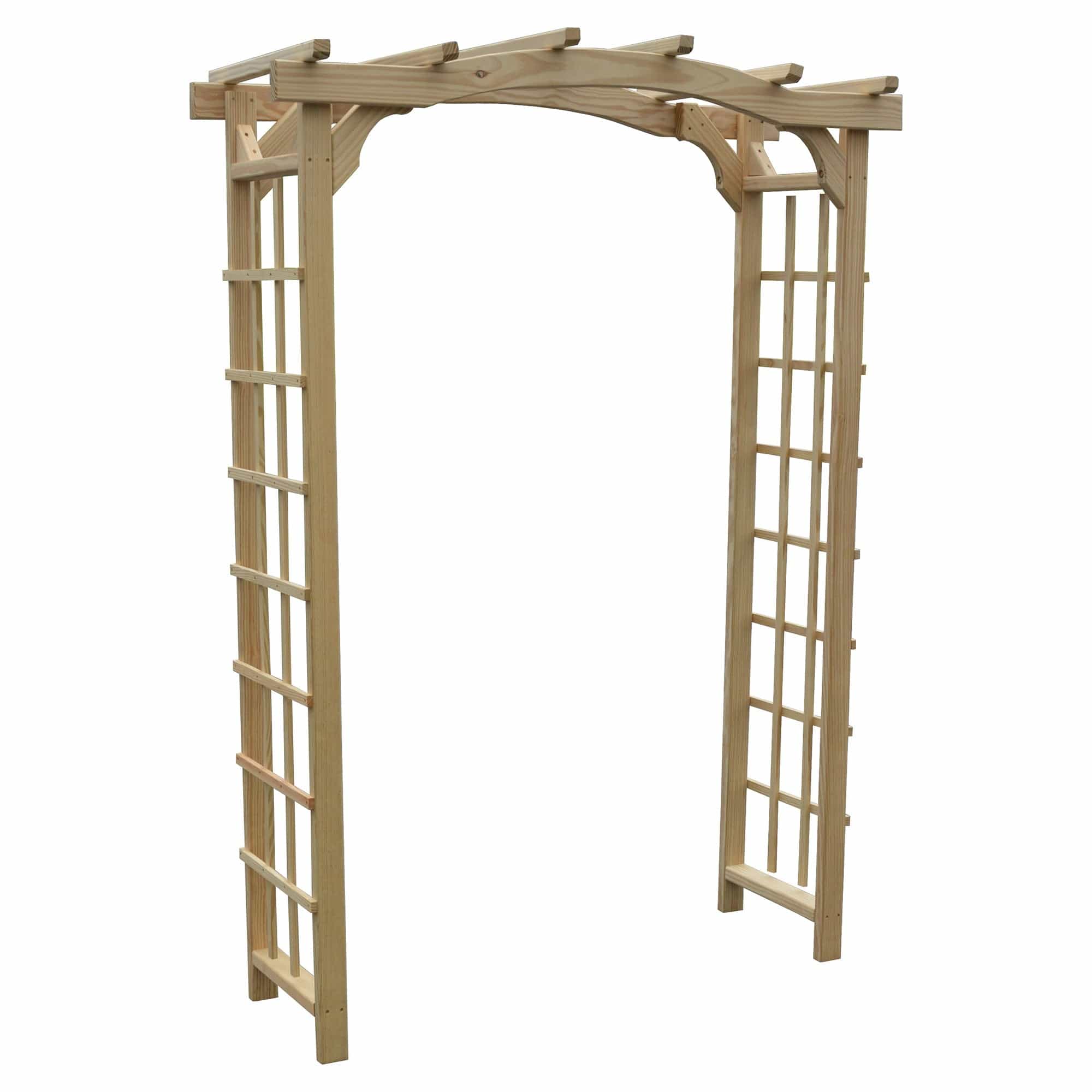 Heritage Lawncraft Newport Pressure Treated Wooden Garden Arbor
