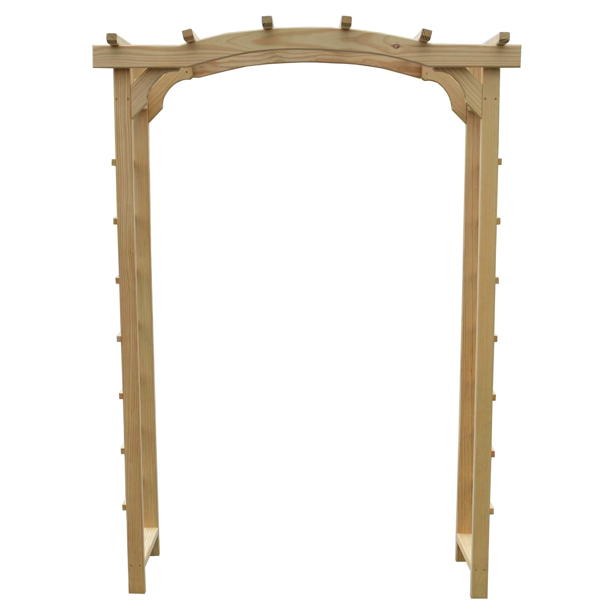 Heritage Lawncraft Newport Pressure Treated Wooden Garden Arbor