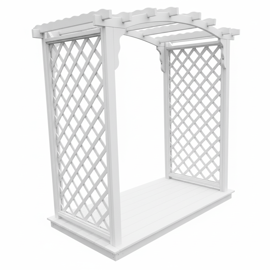 Heritage Lawncraft Newberry Cedar Garden Arbor