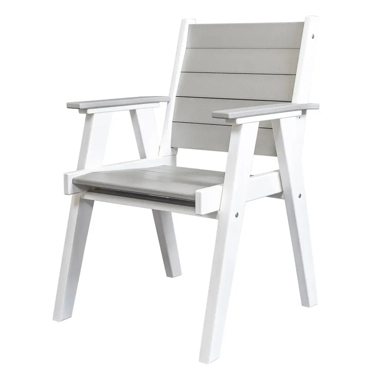 Hershyway Shadow Poly Composite Dining Arm Chair