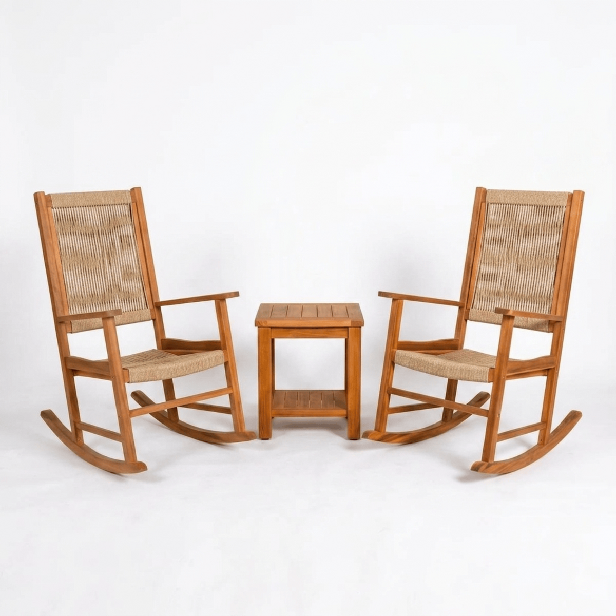 East Green Hudson Rocking Chair Conversation Set