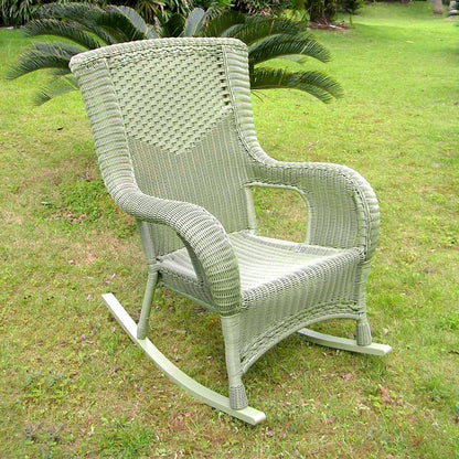 International Caravan San Tropez Resin Wicker Rocker