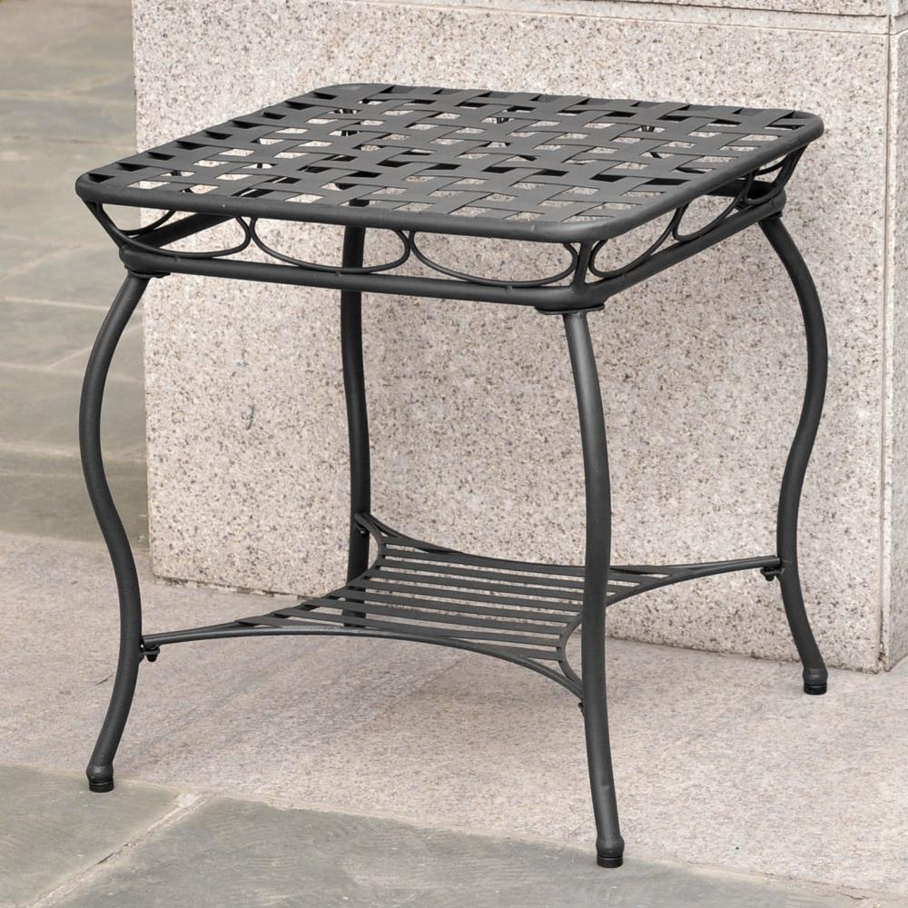 Santa Fe Side Table in Antique Black