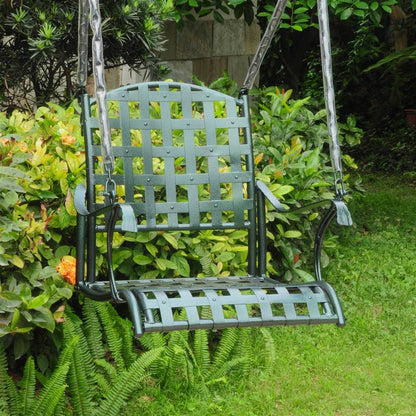 Santa Fe Swing Chair in Hammered Green