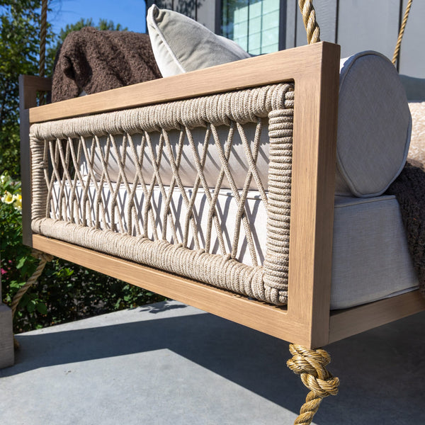 East Green Martin Aluminum Porch Swing Bed