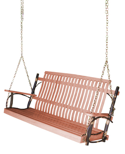 A&L Furniture Co. Hickory Porch Swing