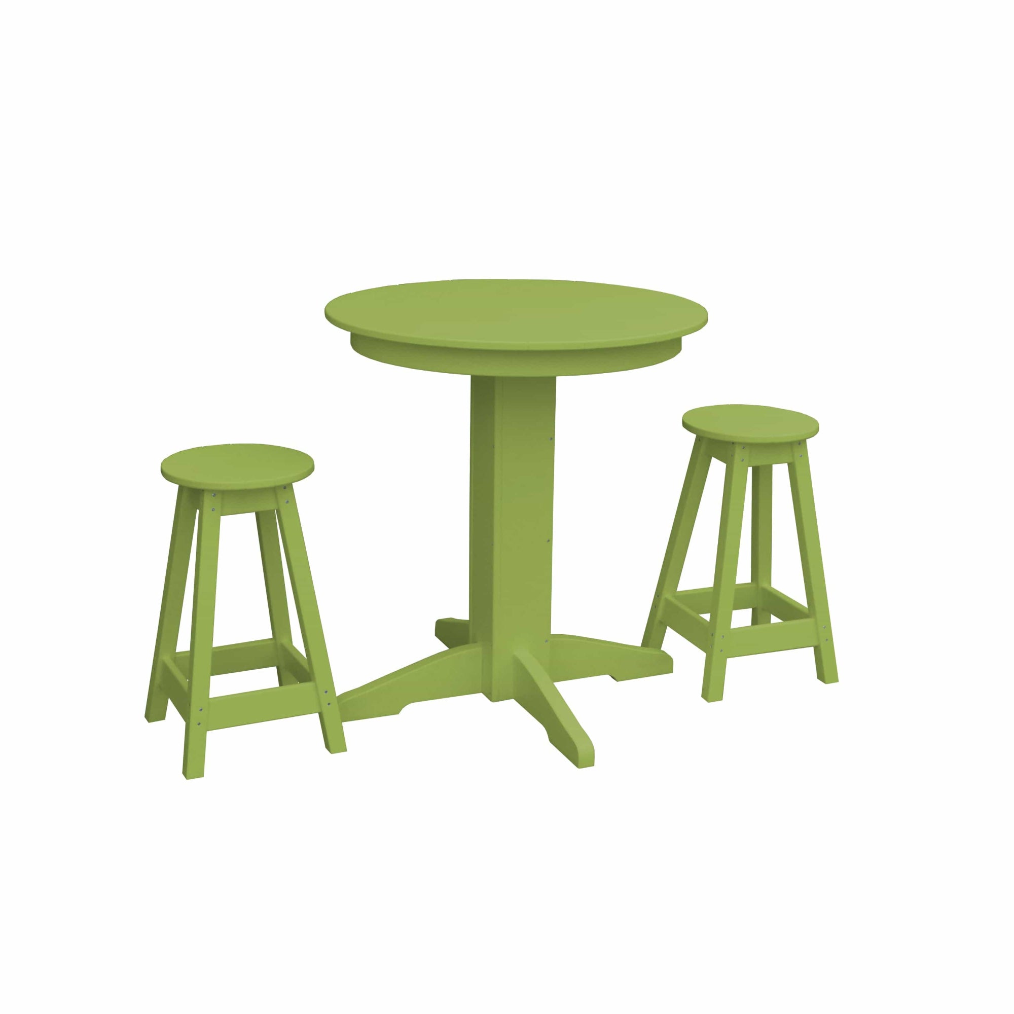 Keystone Amish Co. Poly Composite Sierra Counter-Height Barstool Set