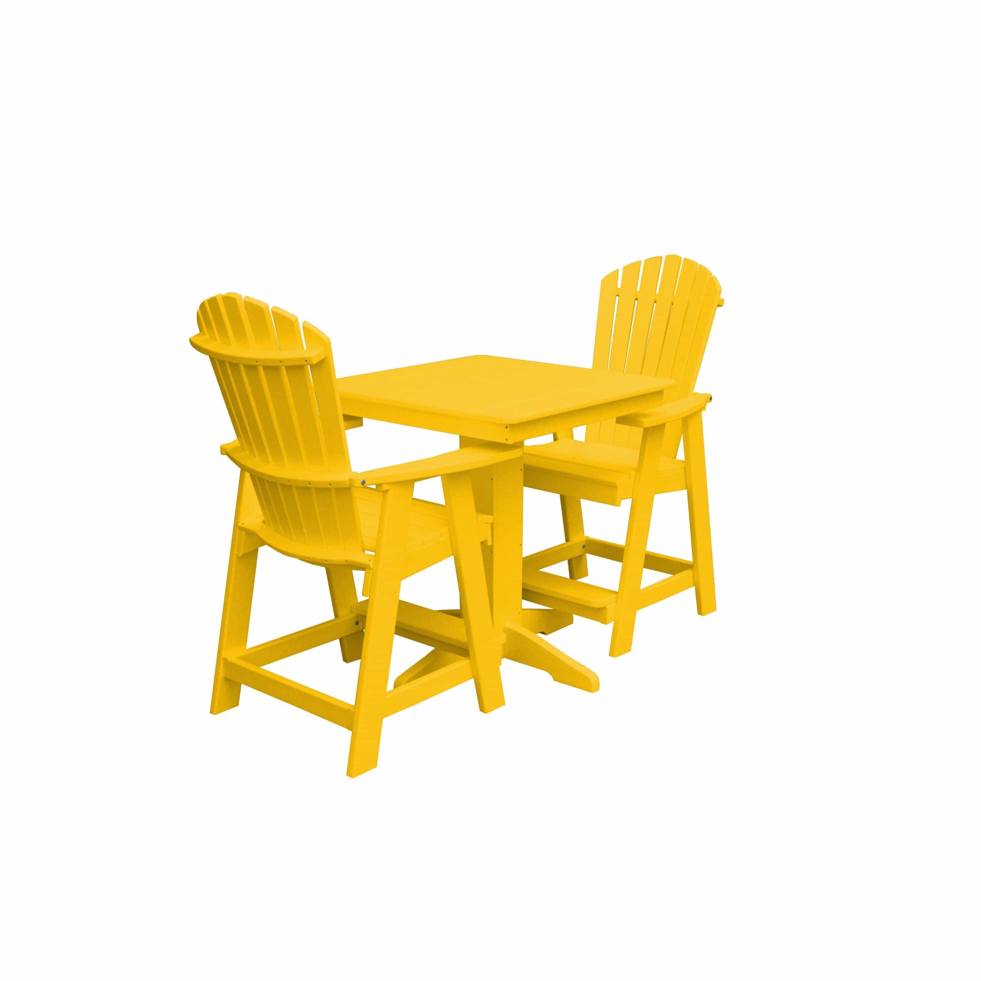 Keystone Amish Co. Sunburst 2-Person Counter Height Poly Dining Set