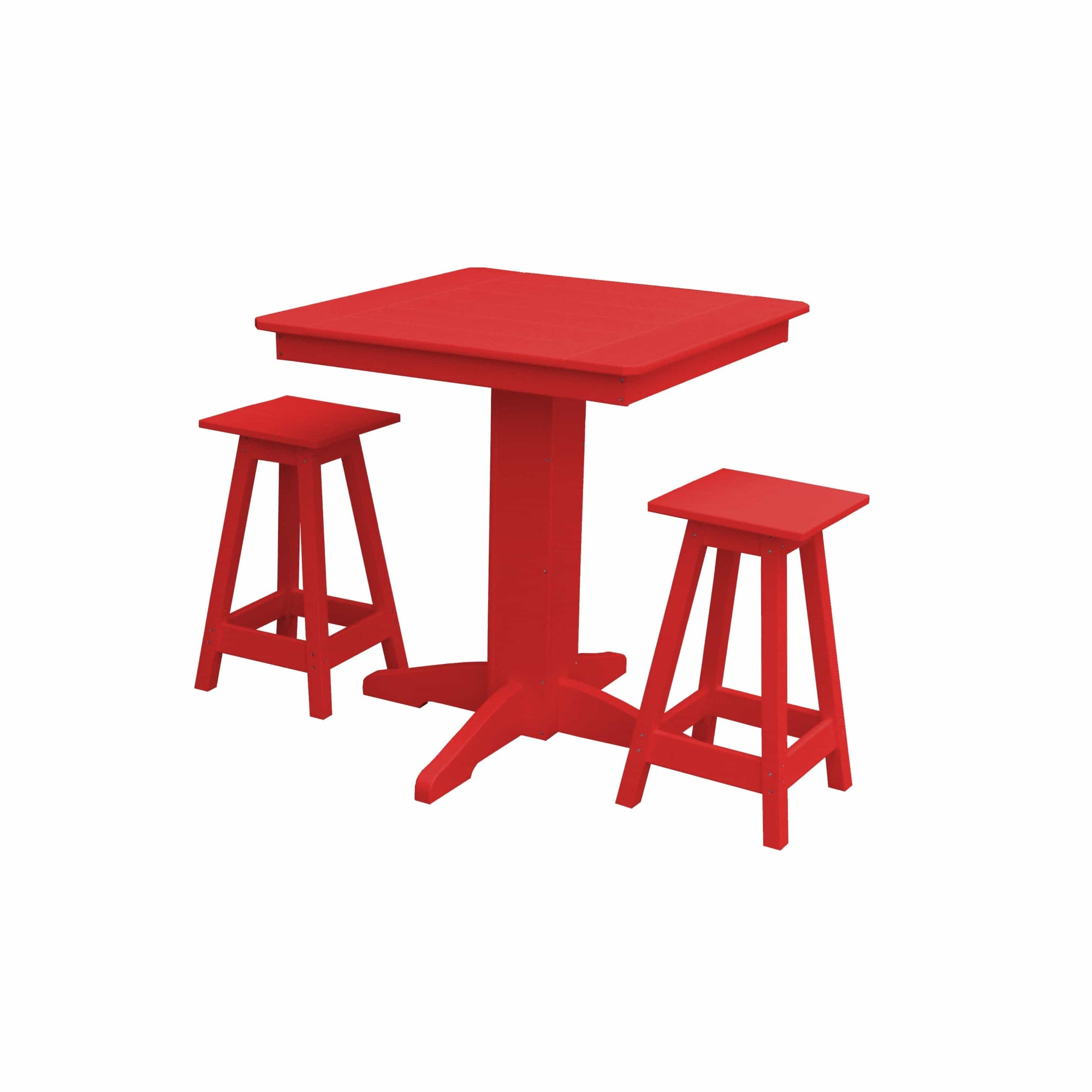 Keystone Amish Co. Poly Composite Riley 3-Piece Outdoor Counter Height Dining Set