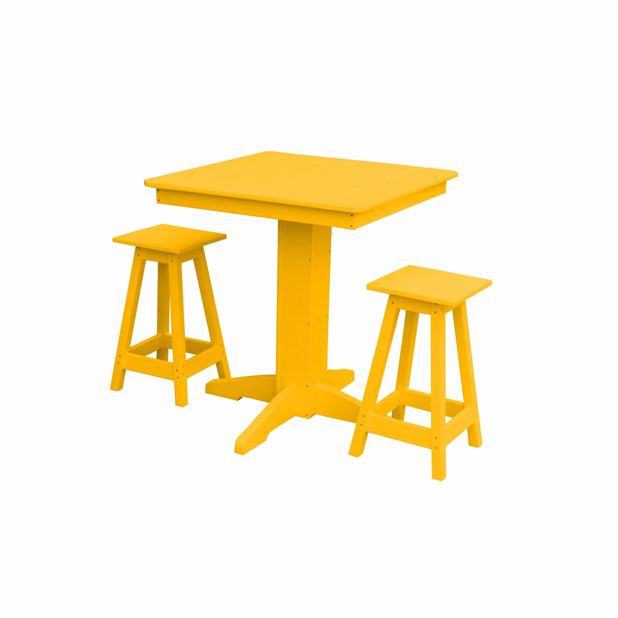 Keystone Amish Co. Poly Composite Riley 3-Piece Outdoor Counter Height Dining Set