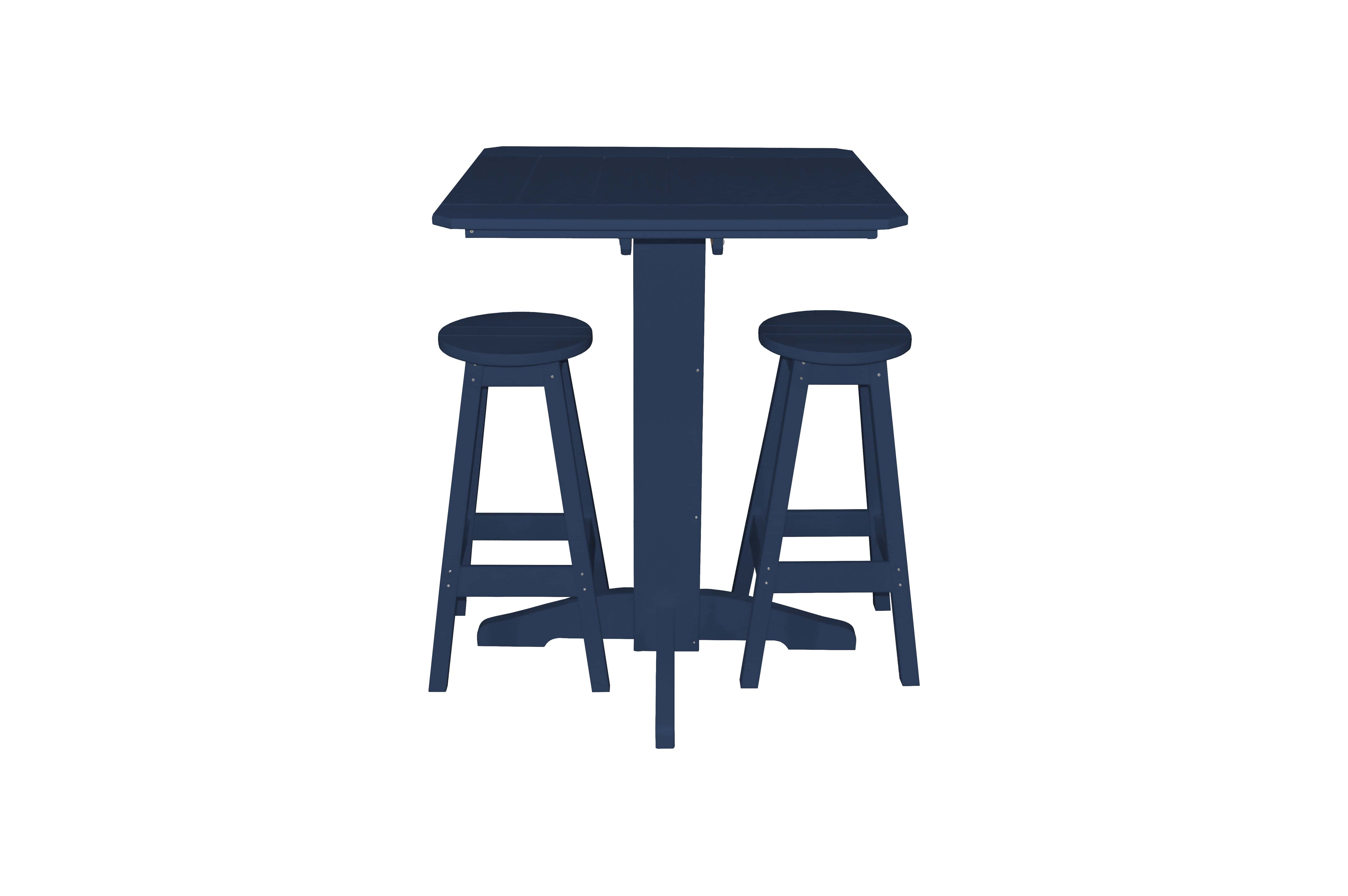 Keystone Amish Co. Sierra 3-Piece Poly Outdoor Bar Set