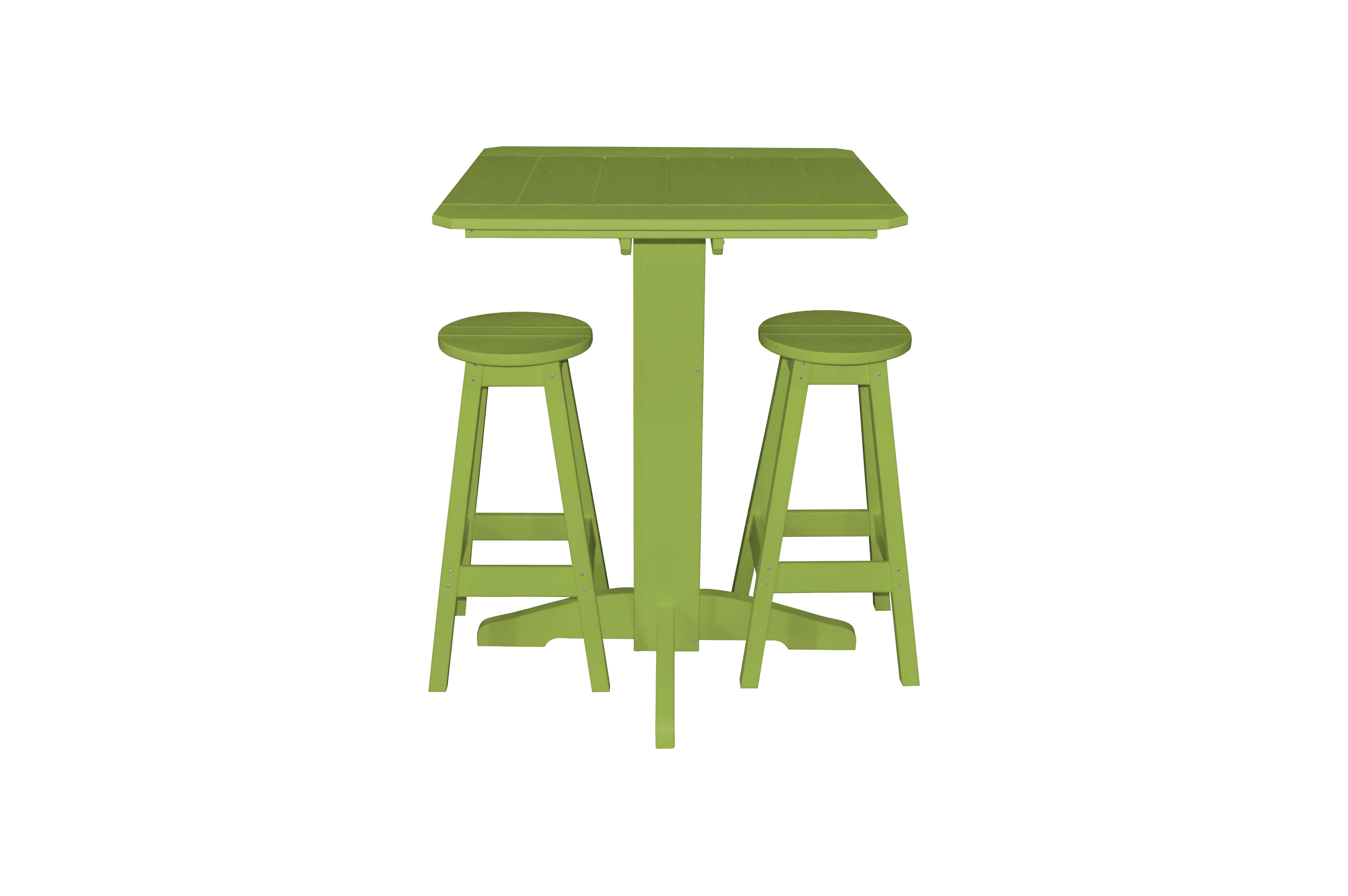 Keystone Amish Co. Sierra 3-Piece Poly Outdoor Bar Set