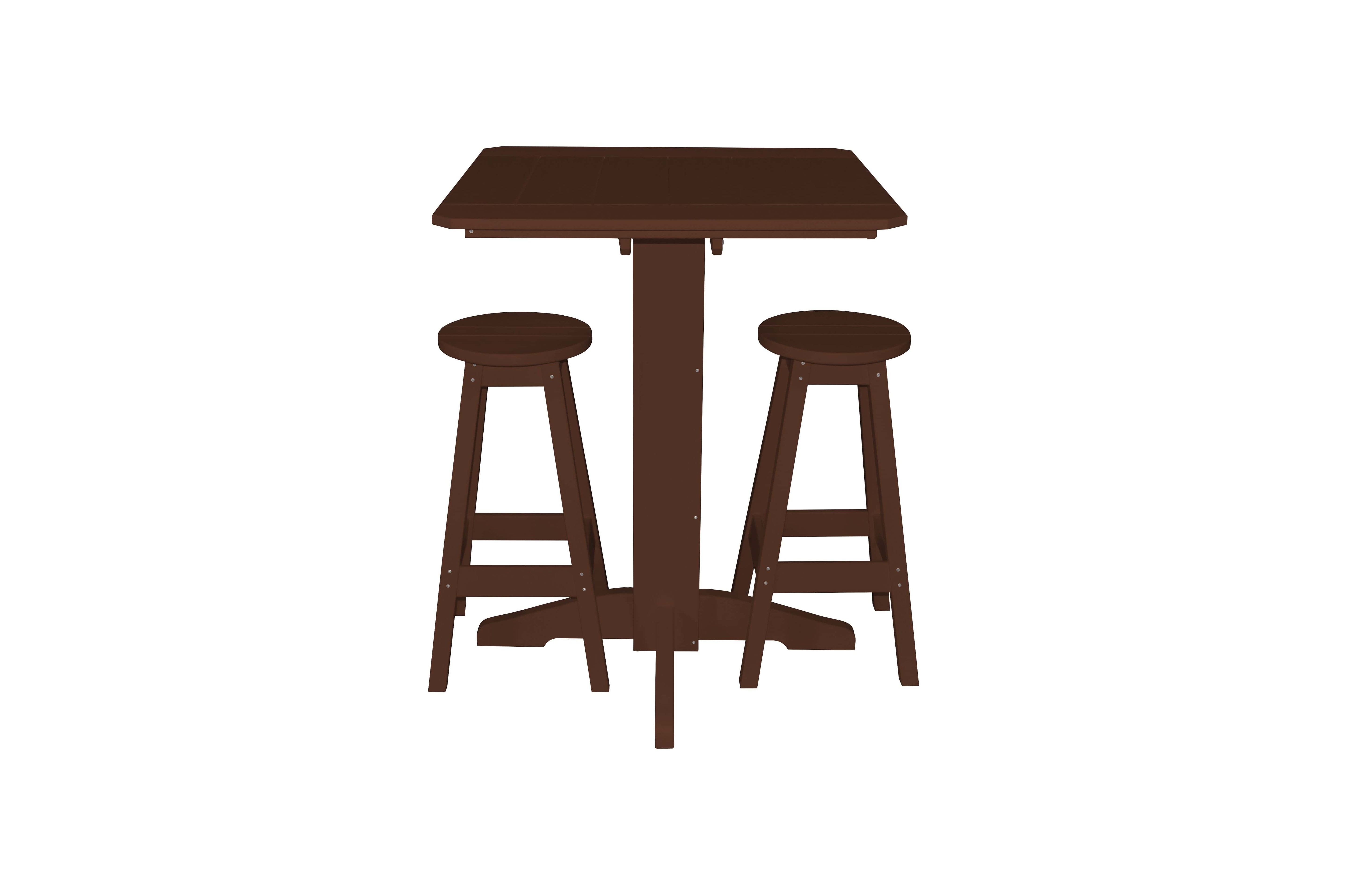 Keystone Amish Co. Sierra 3-Piece Poly Outdoor Bar Set