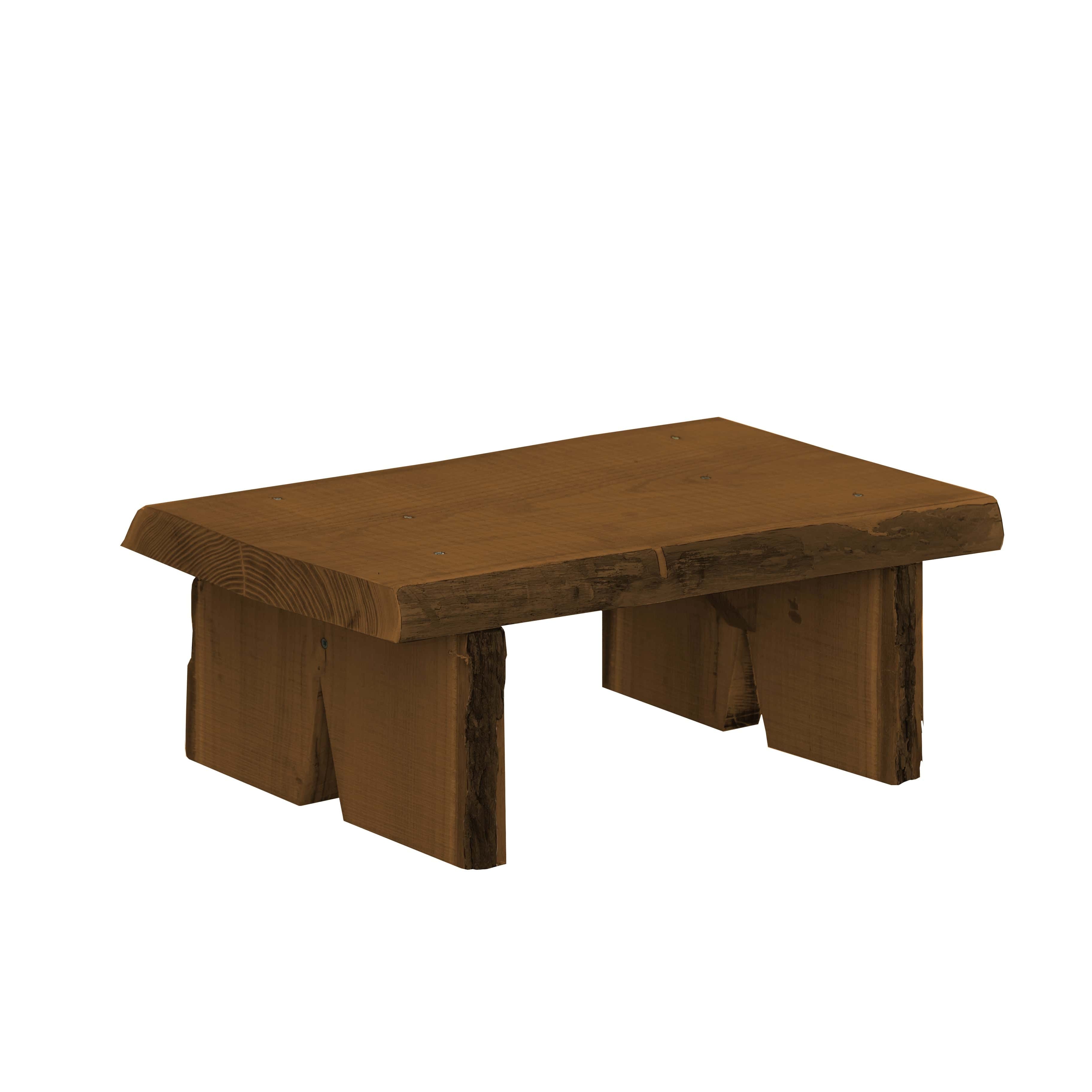 Keystone Amish Co. Palmer Live Edge Flower Pot Bench