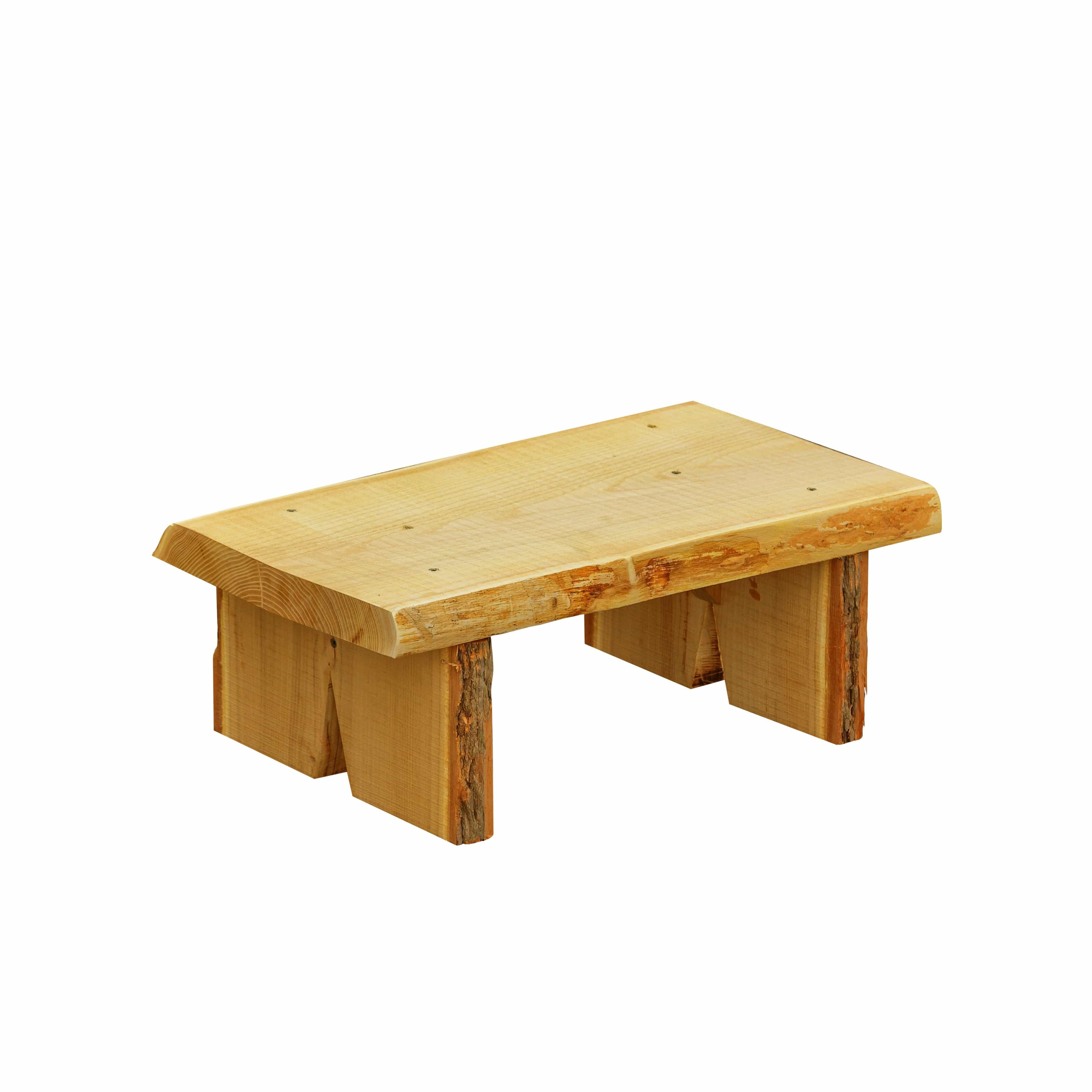 Keystone Amish Co. Palmer Live Edge Flower Pot Bench