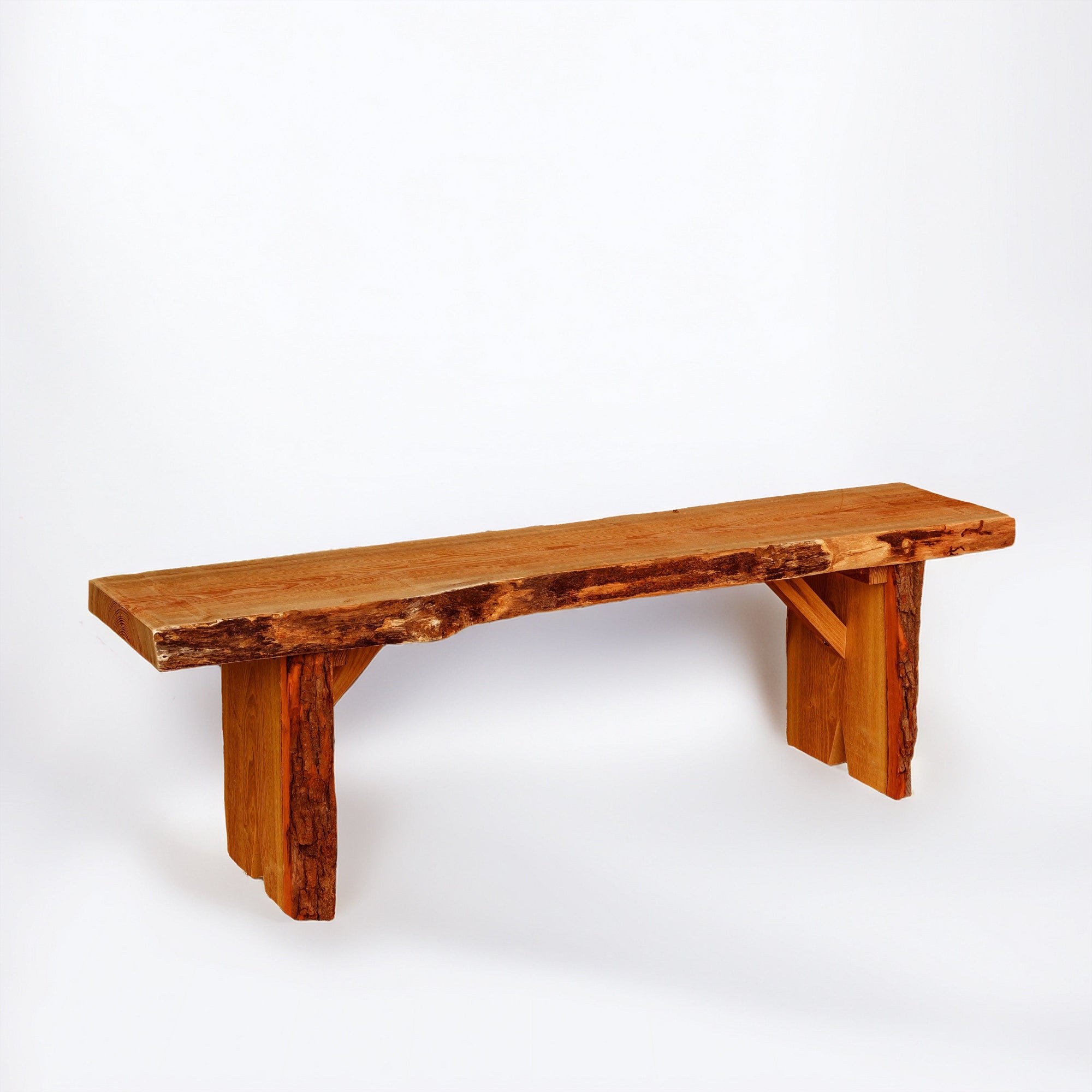 Keystone Amish Co. Palmer Live Edge Backless Bench