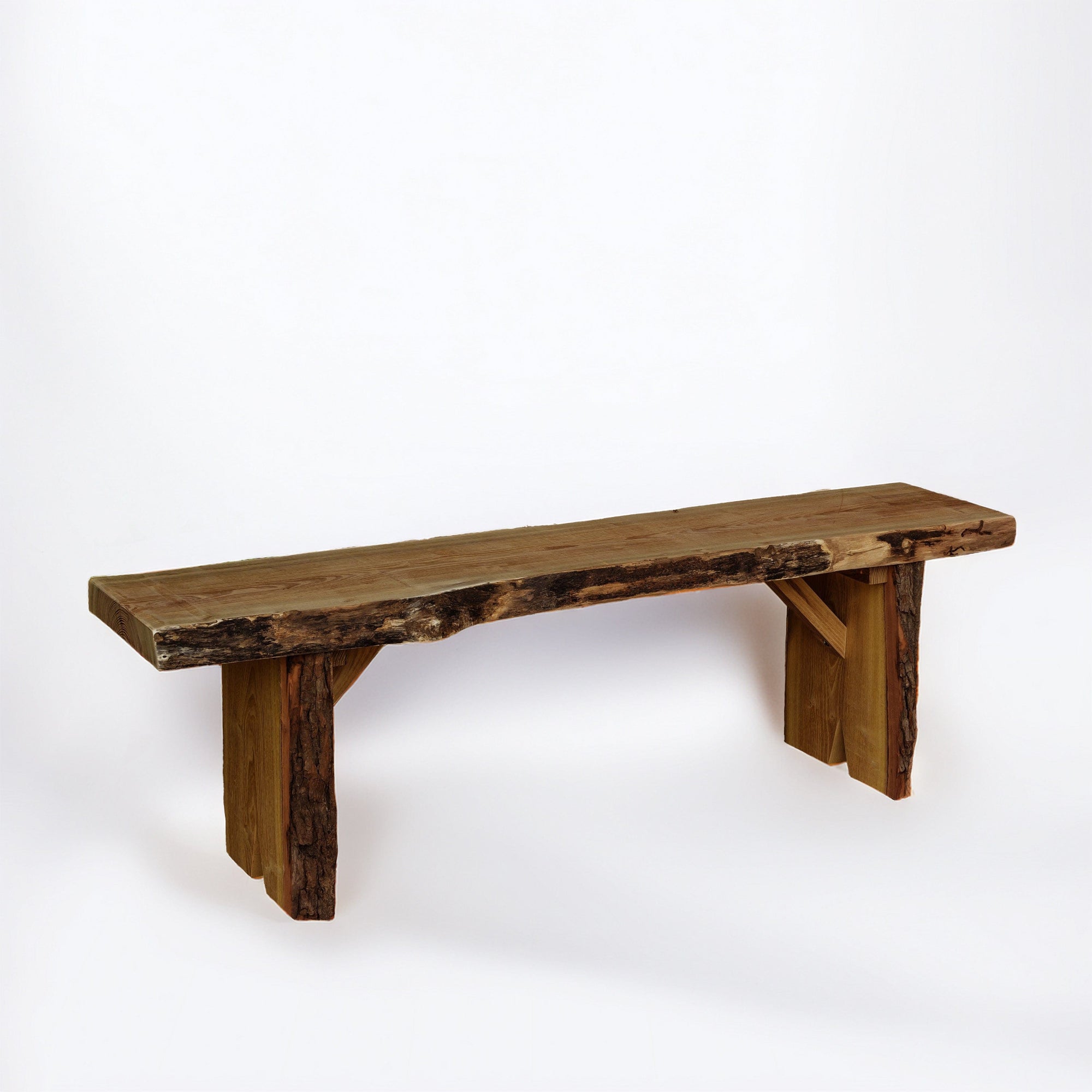 Keystone Amish Co. Palmer Live Edge Backless Bench