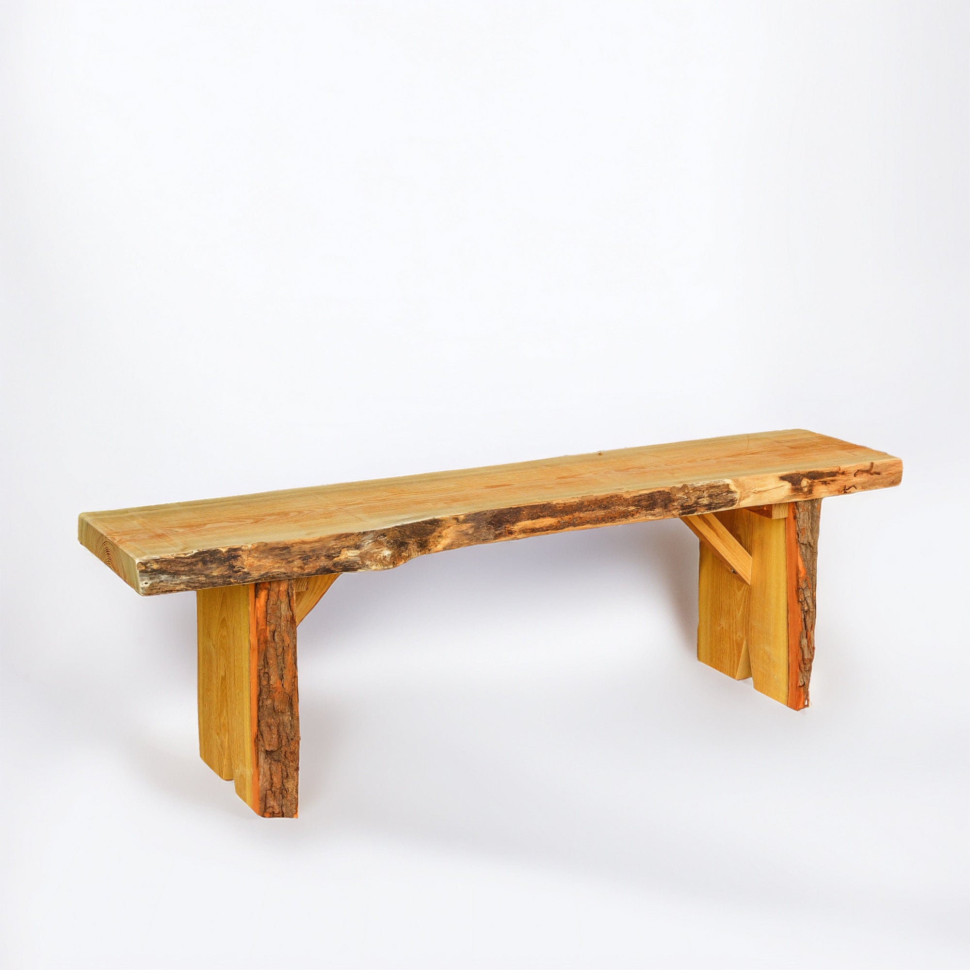 Keystone Amish Co. Palmer Live Edge Backless Bench