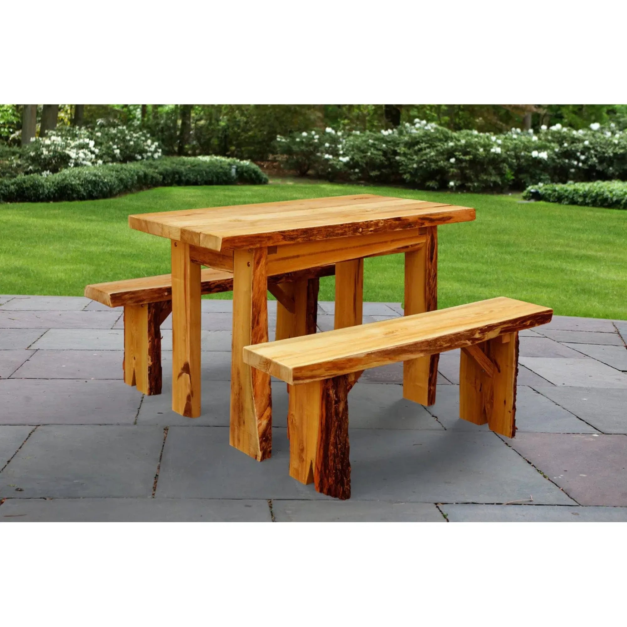 Keystone Amish Co. Brookwood Rustic Outdoor Dining Set