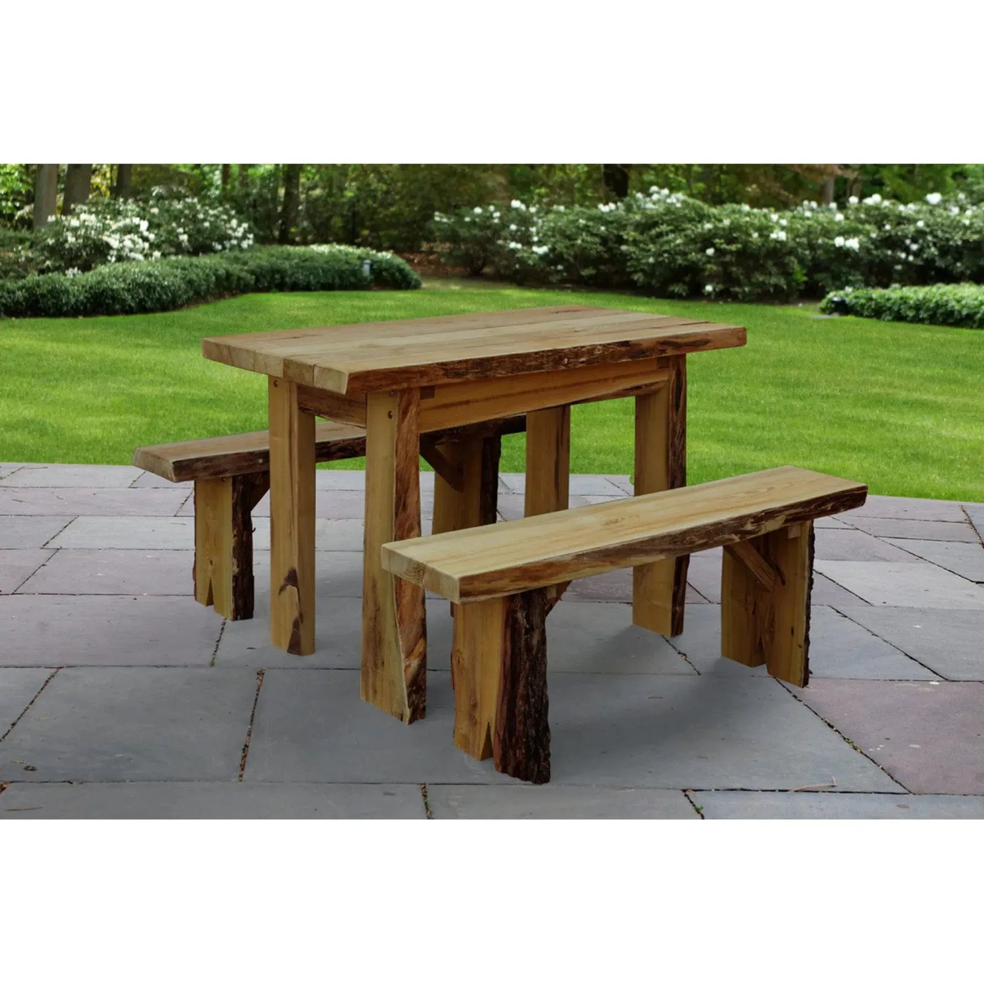 Keystone Amish Co. Brookwood Rustic Outdoor Dining Set