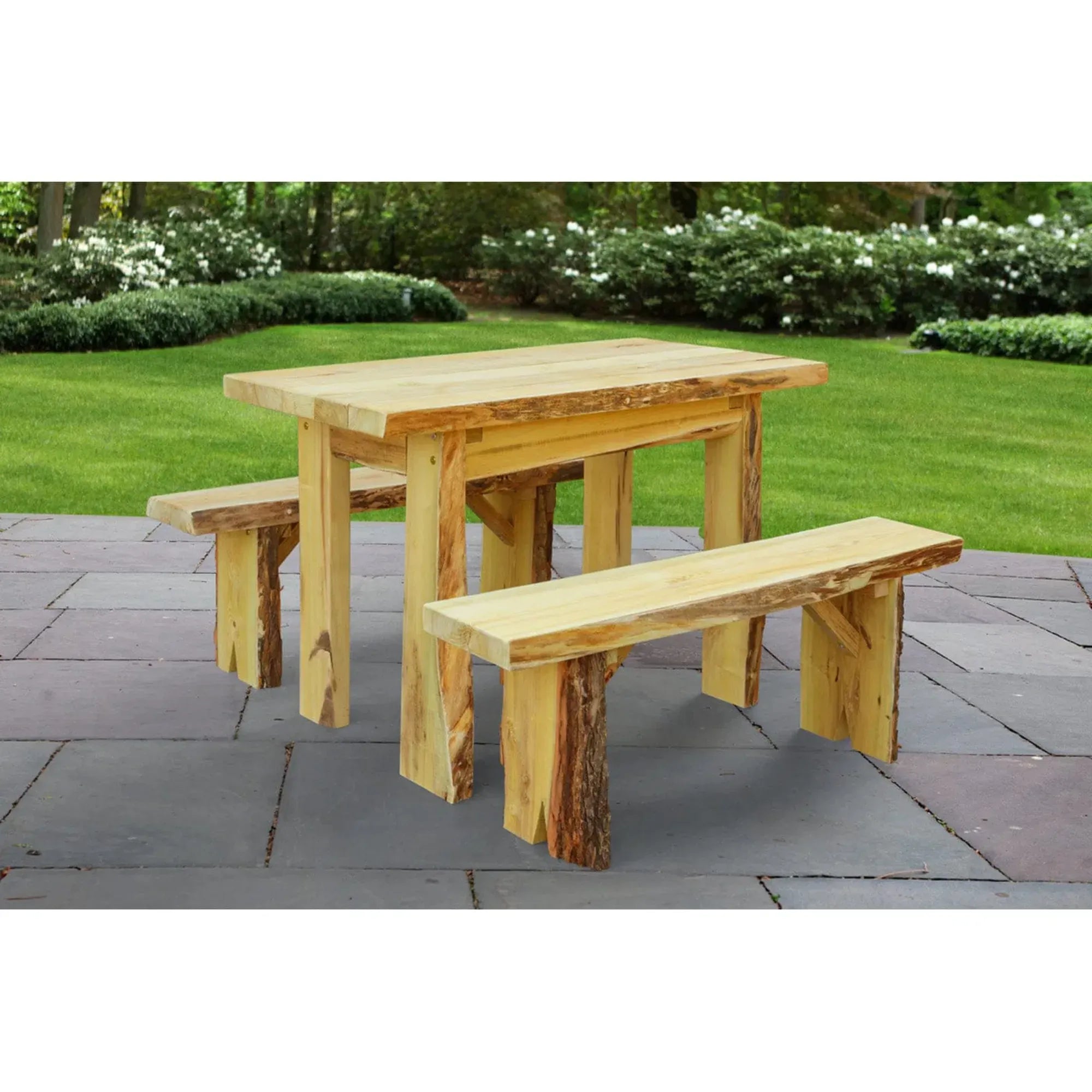 Keystone Amish Co. Brookwood Rustic Outdoor Dining Set