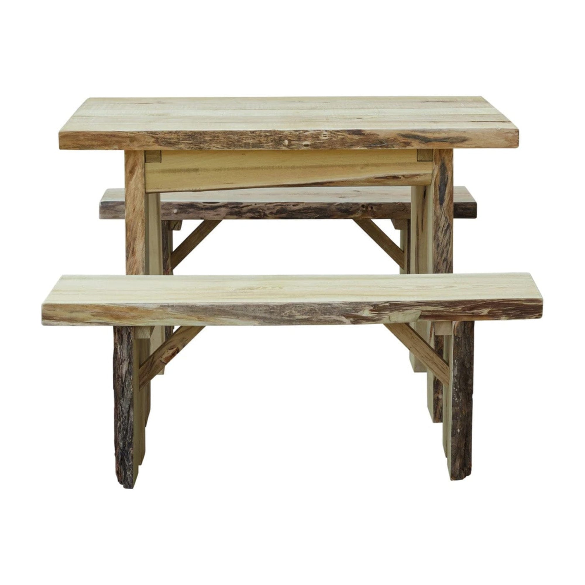 Keystone Amish Co. Brookwood Rustic Outdoor Dining Set