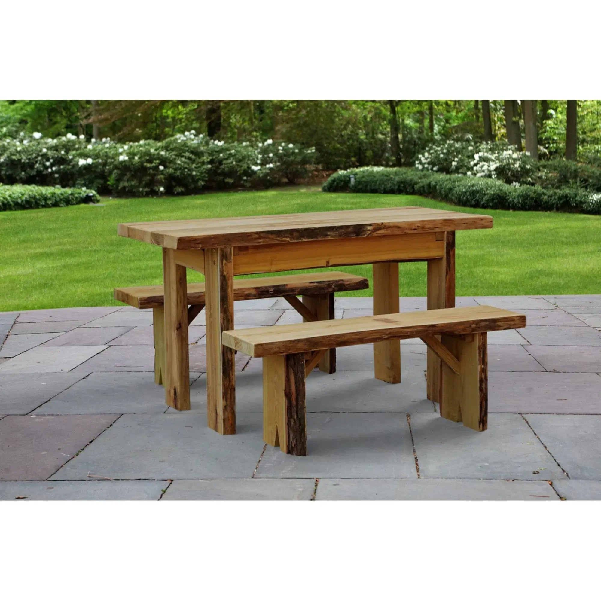 Keystone Amish Co. Brookwood Rustic Outdoor Dining Set