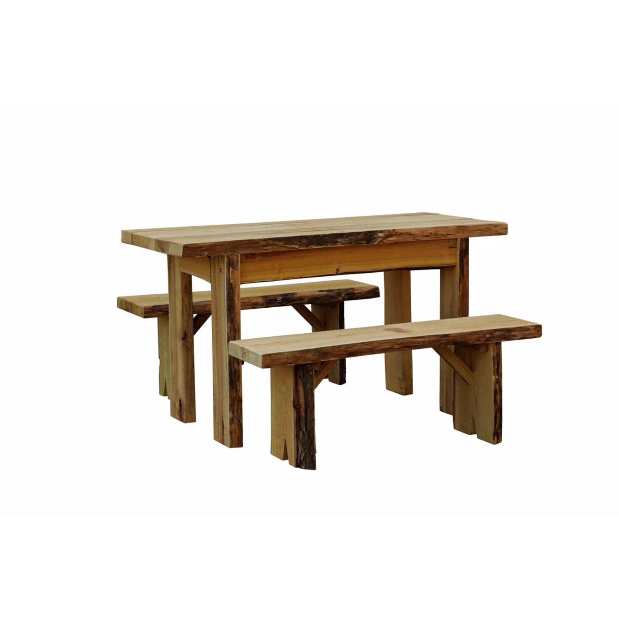 Keystone Amish Co. Brookwood Rustic Outdoor Dining Set