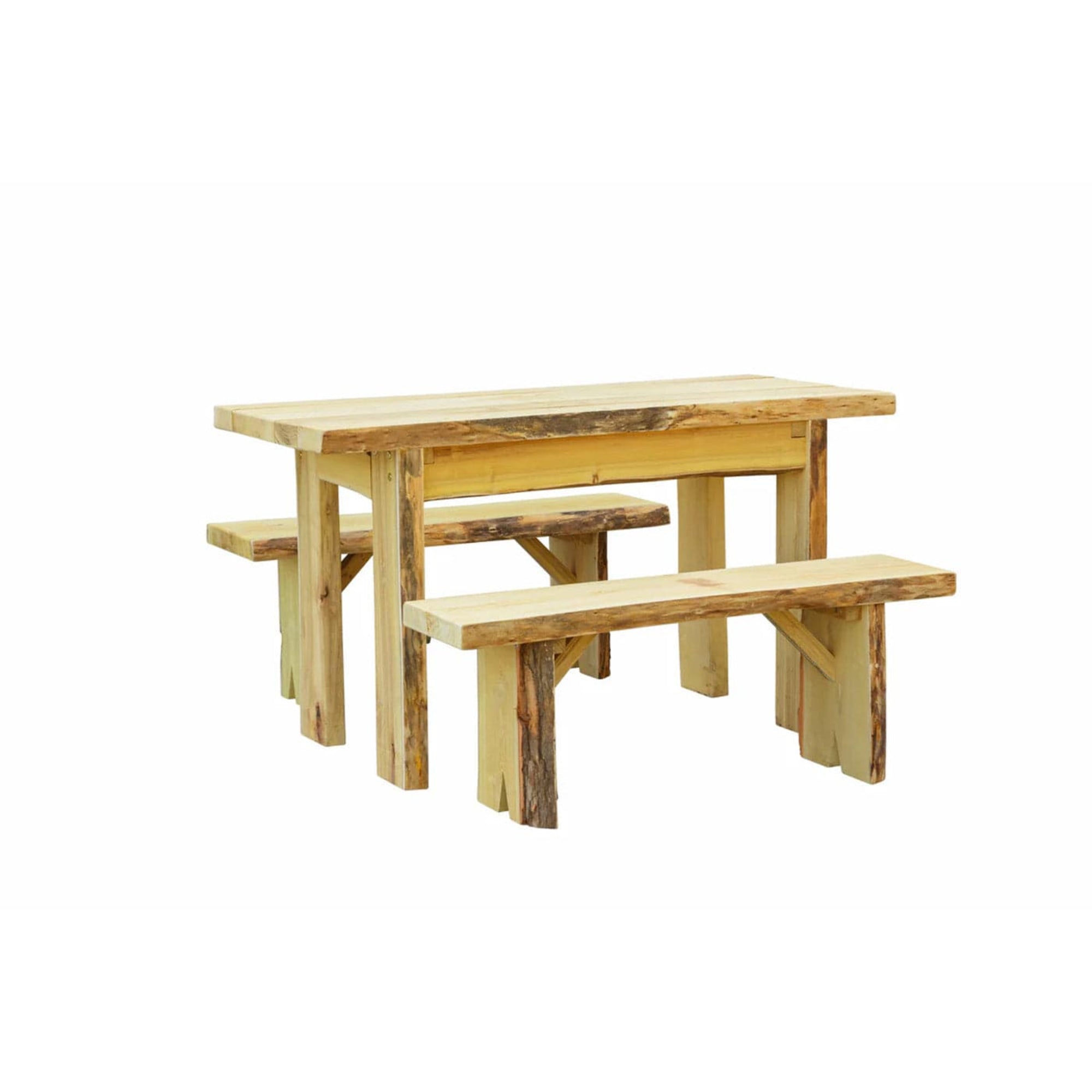 Keystone Amish Co. Brookwood Rustic Outdoor Dining Set