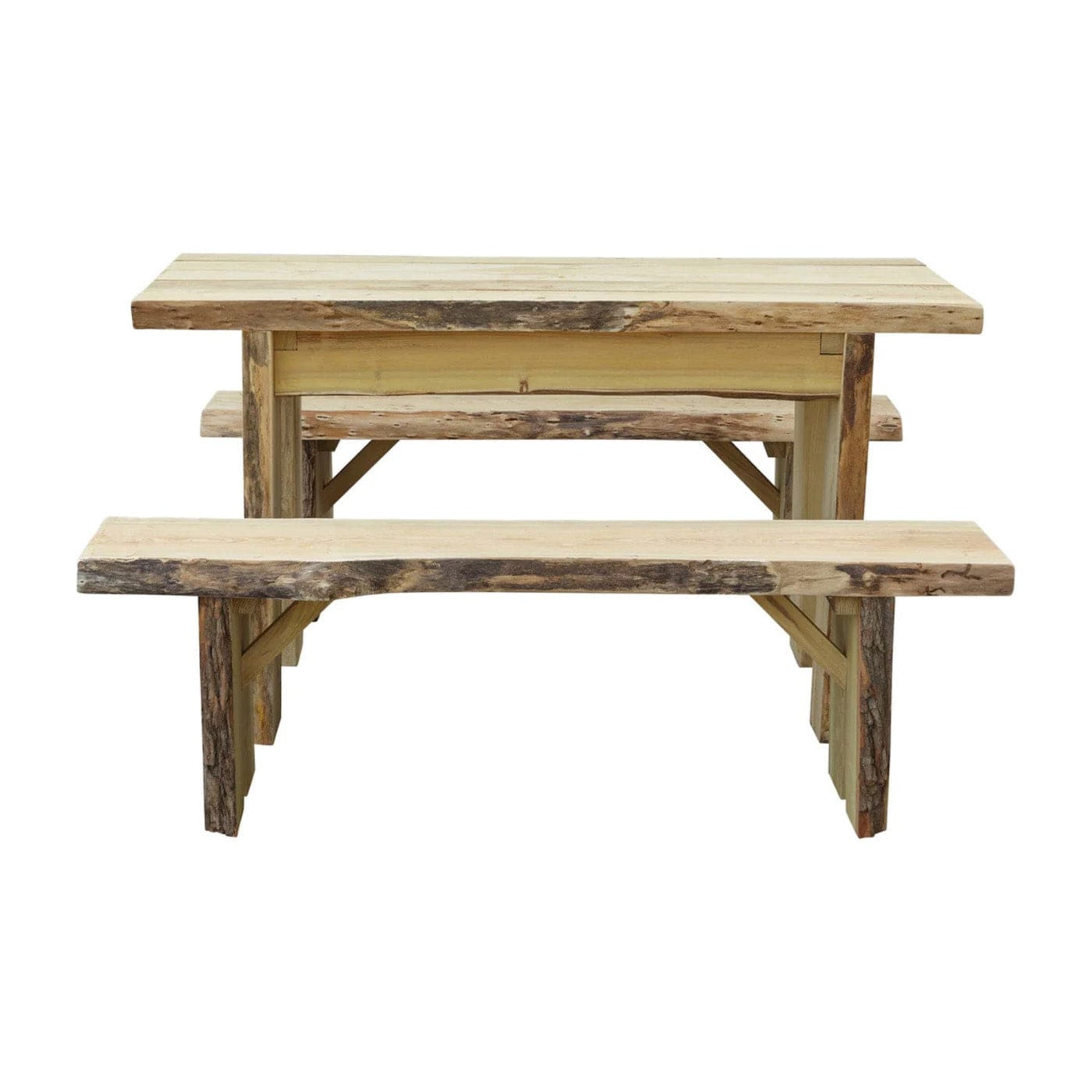 Keystone Amish Co. Brookwood Rustic Outdoor Dining Set