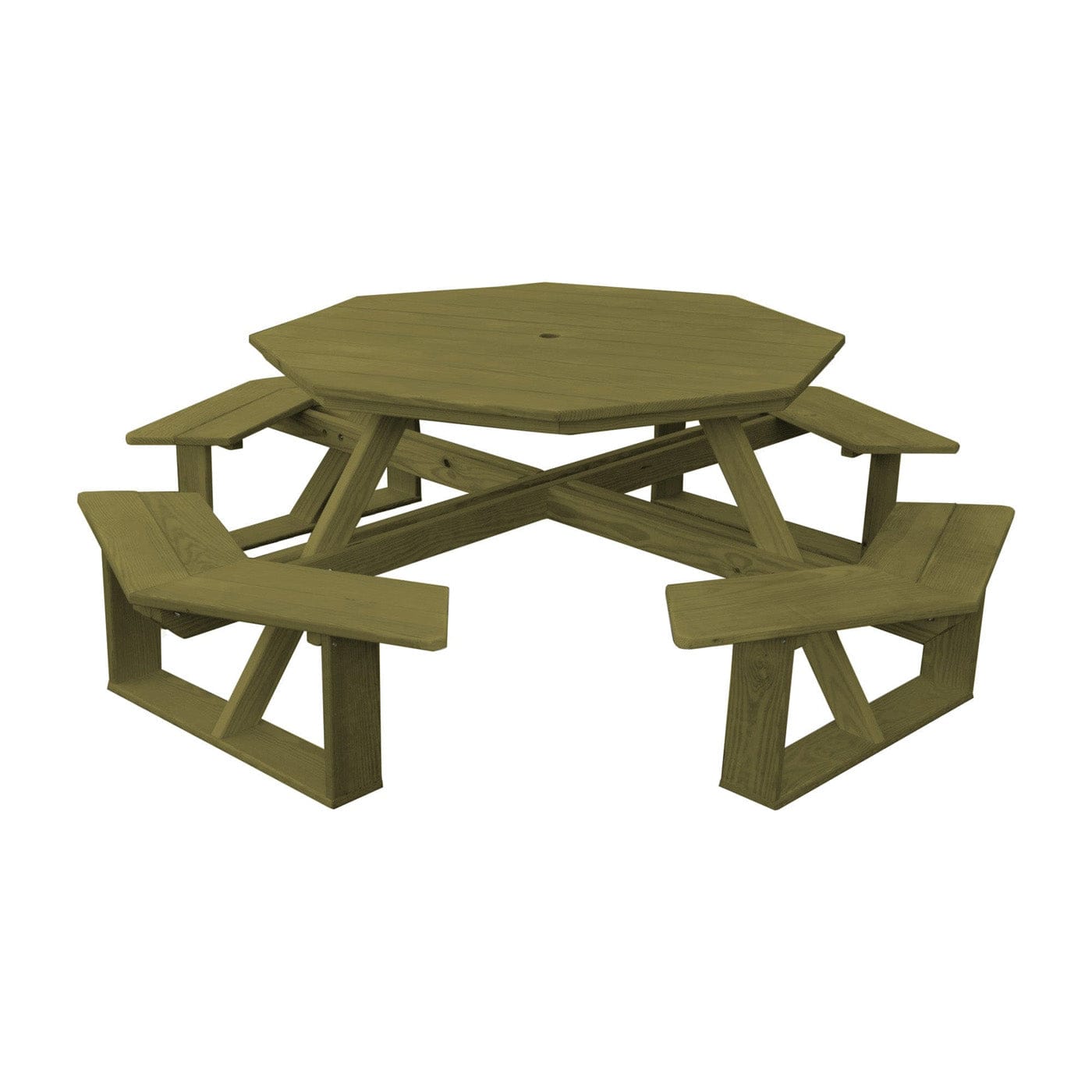 Keystone Amish Co. Pressure Treated Pine Octagon Picnic Table