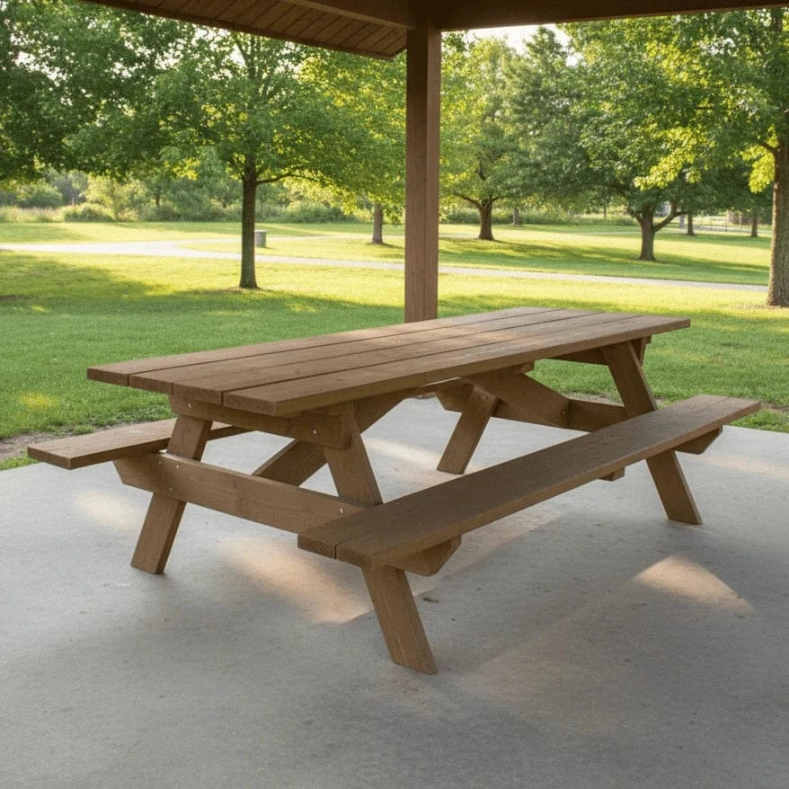 Keystone Amish Co. Heavy Duty Pressure Treated Wood Picnic Table