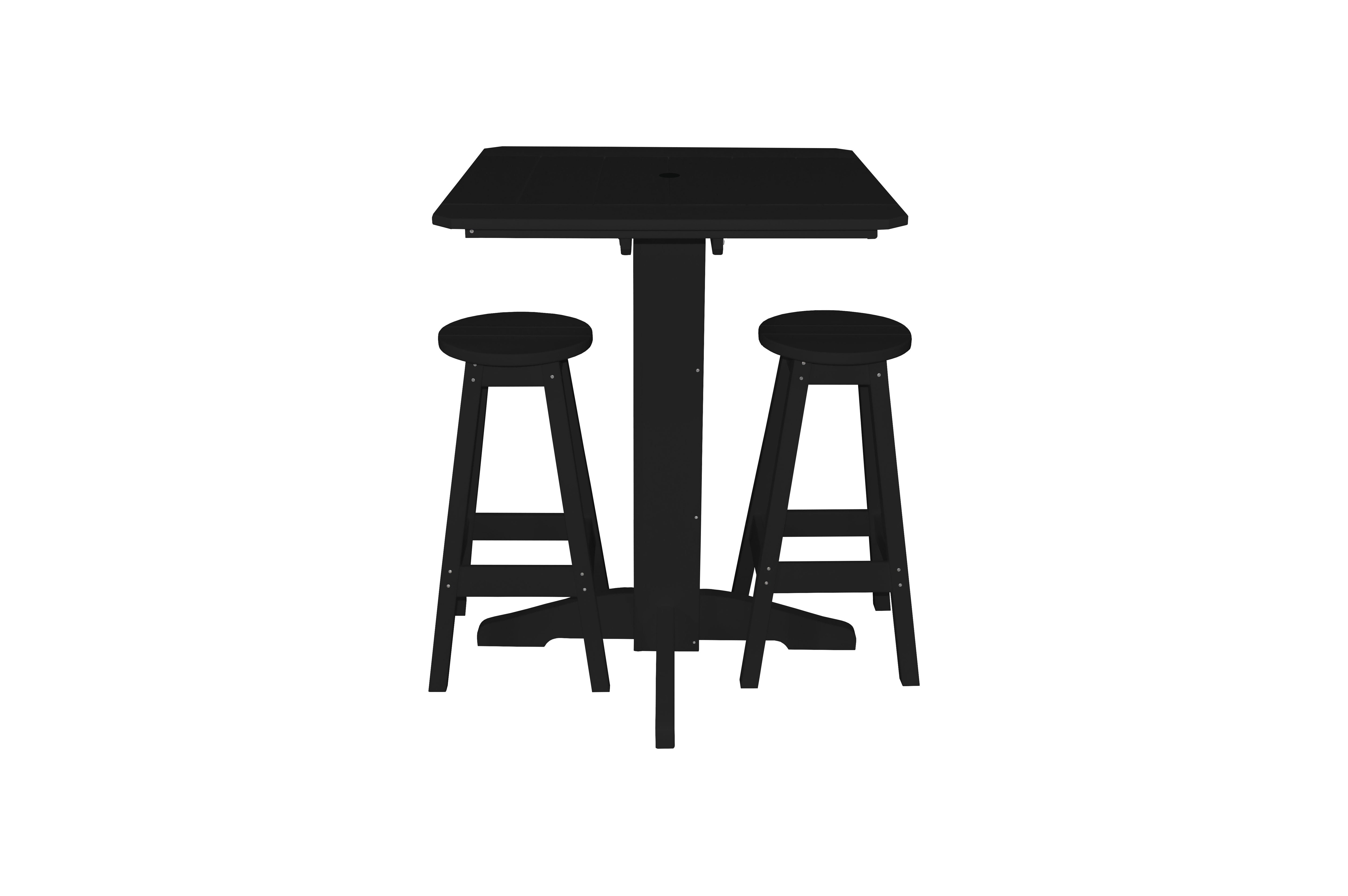 Keystone Amish Co. Sierra 3-Piece Poly Outdoor Bar Set