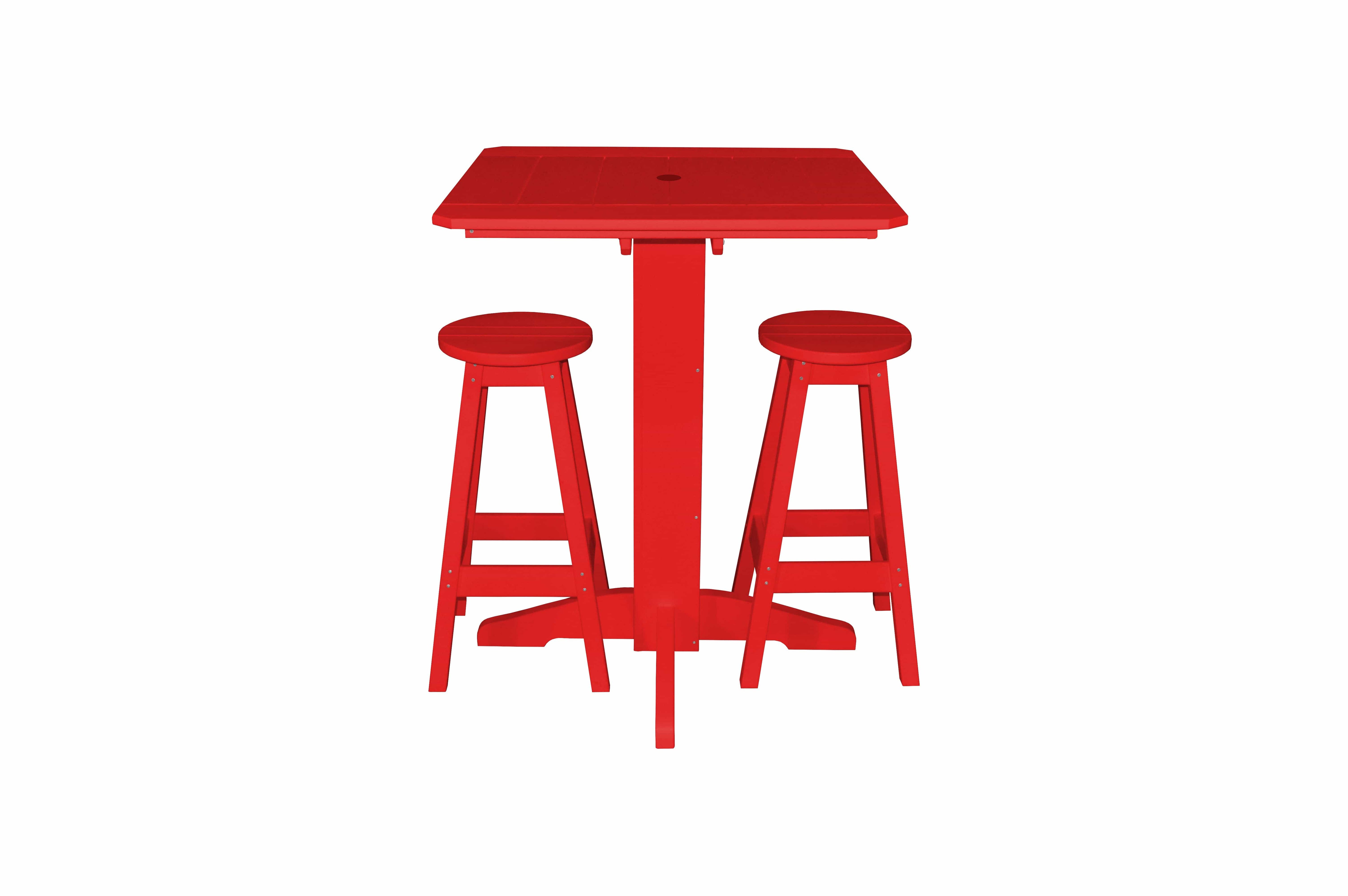 Keystone Amish Co. Sierra 3-Piece Poly Outdoor Bar Set